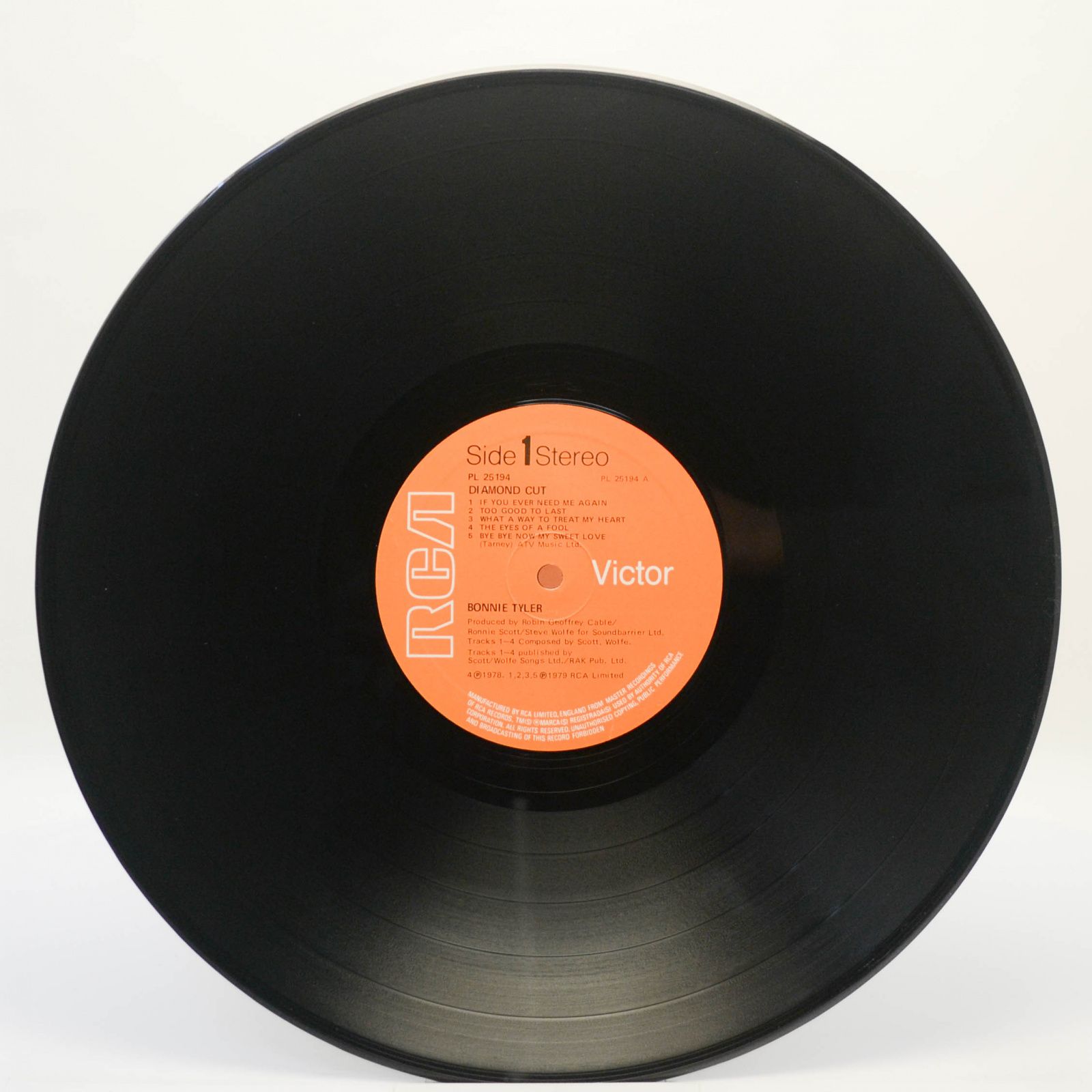 Bonnie Tyler — Diamond Cut (1-st, UK), 1979