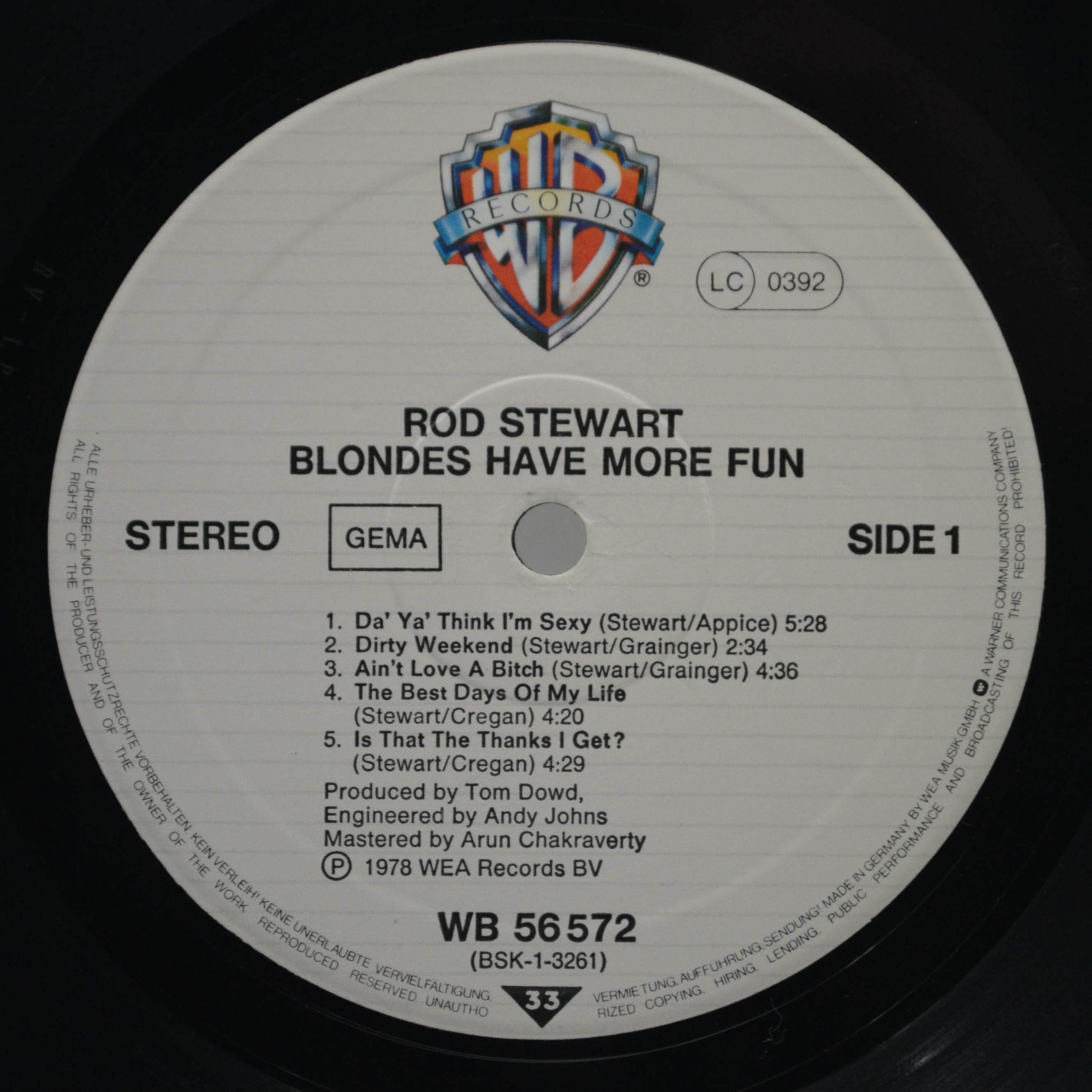 Rod Stewart — Blondes Have More Fun, 1978
