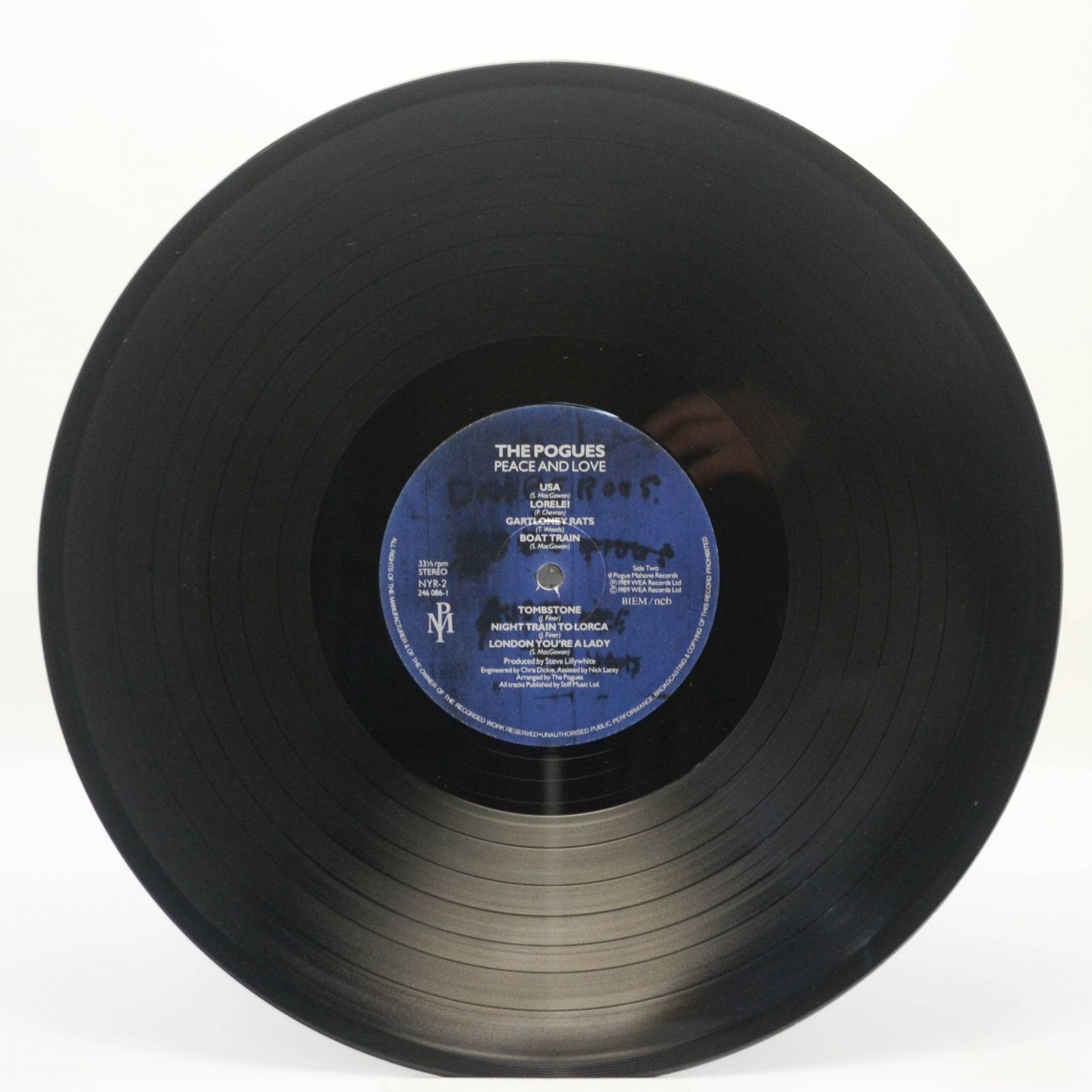 Pogues — Peace And Love, 1989