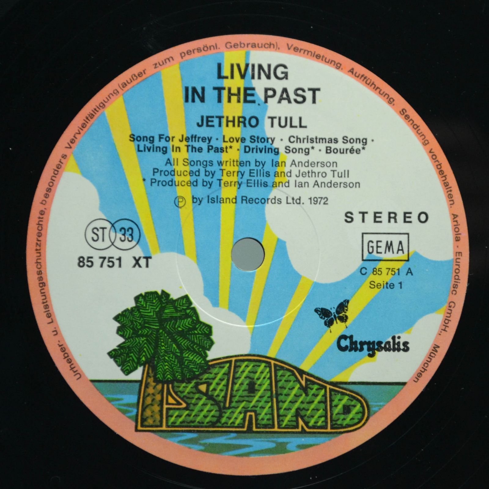 Jethro Tull — Living In The Past (2LP), 1972