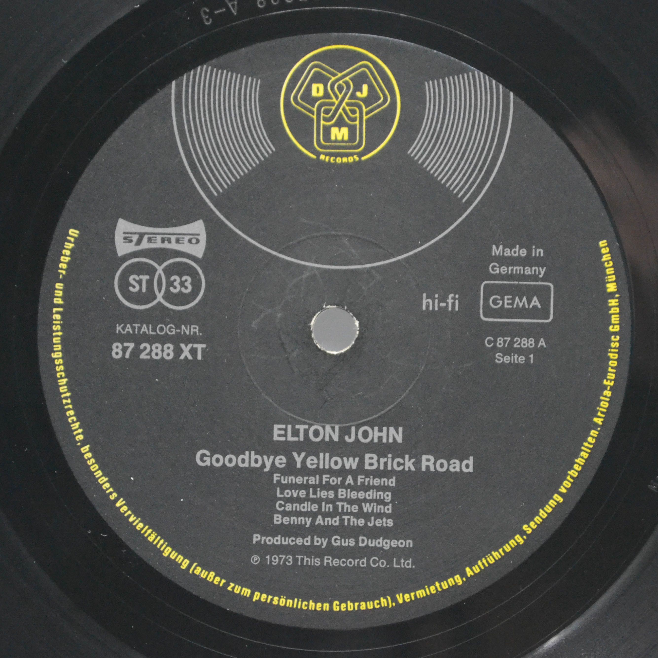Elton John — Goodbye Yellow Brick Road (2LP), 1973