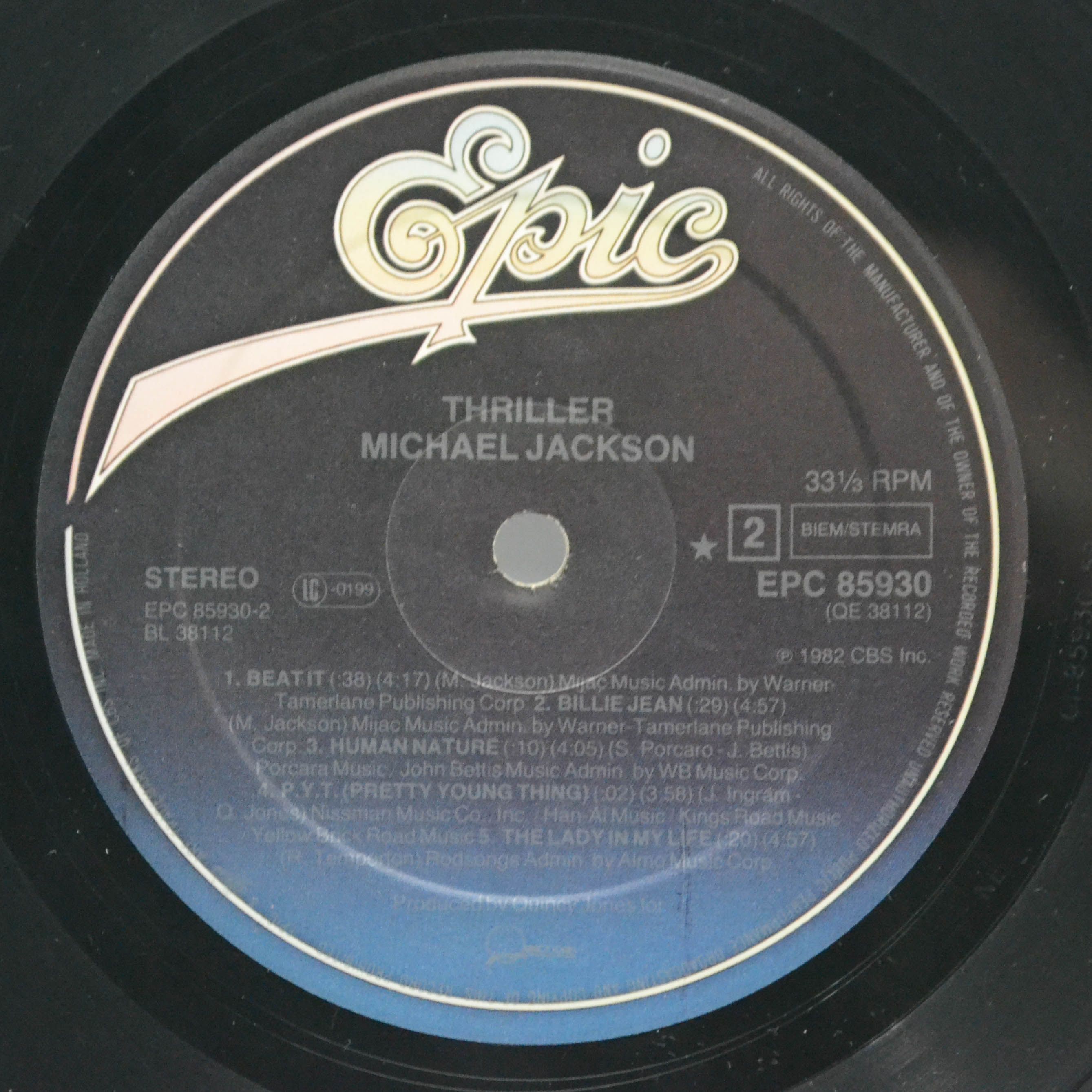 Michael Jackson — Thriller, 1982