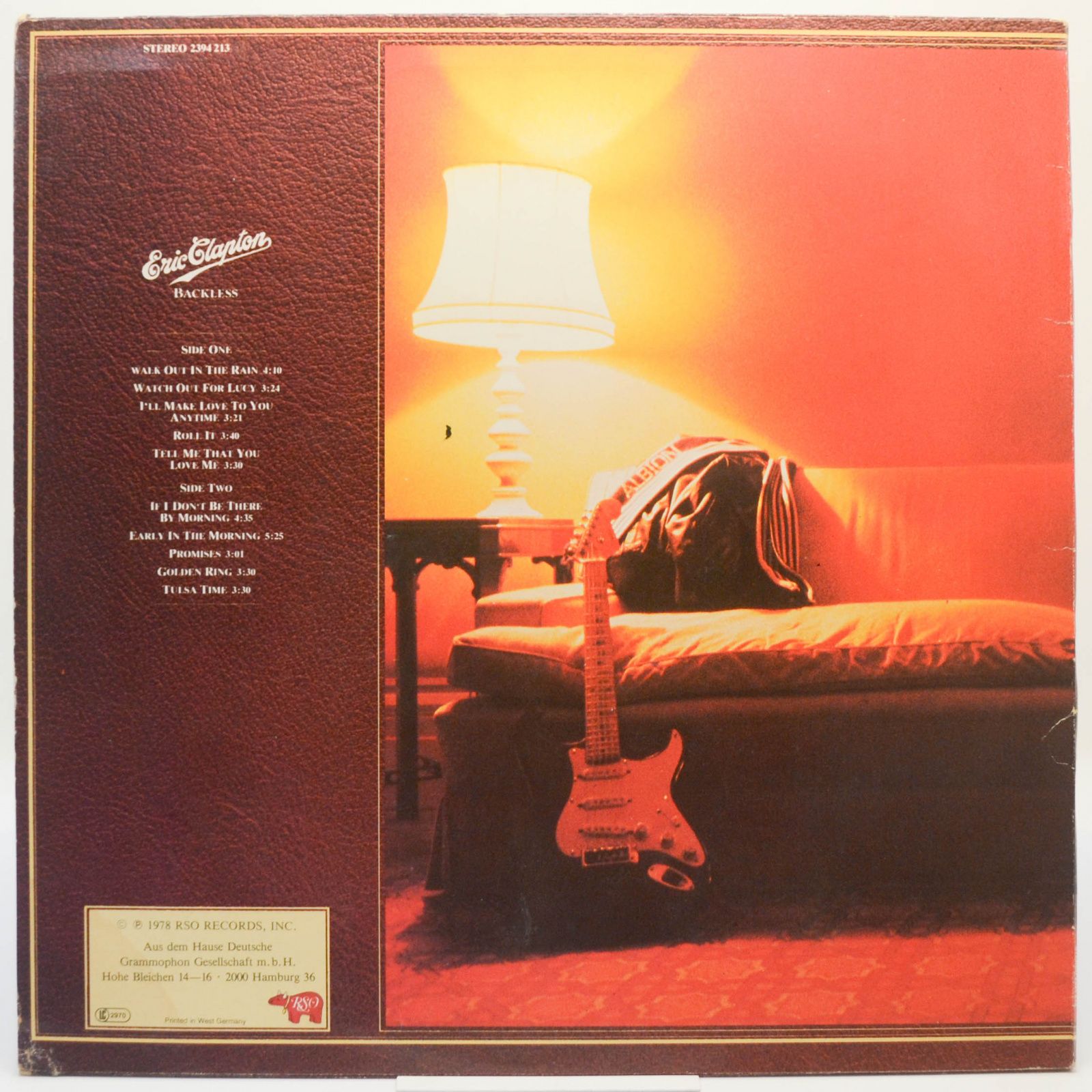 Eric Clapton — Backless, 1978