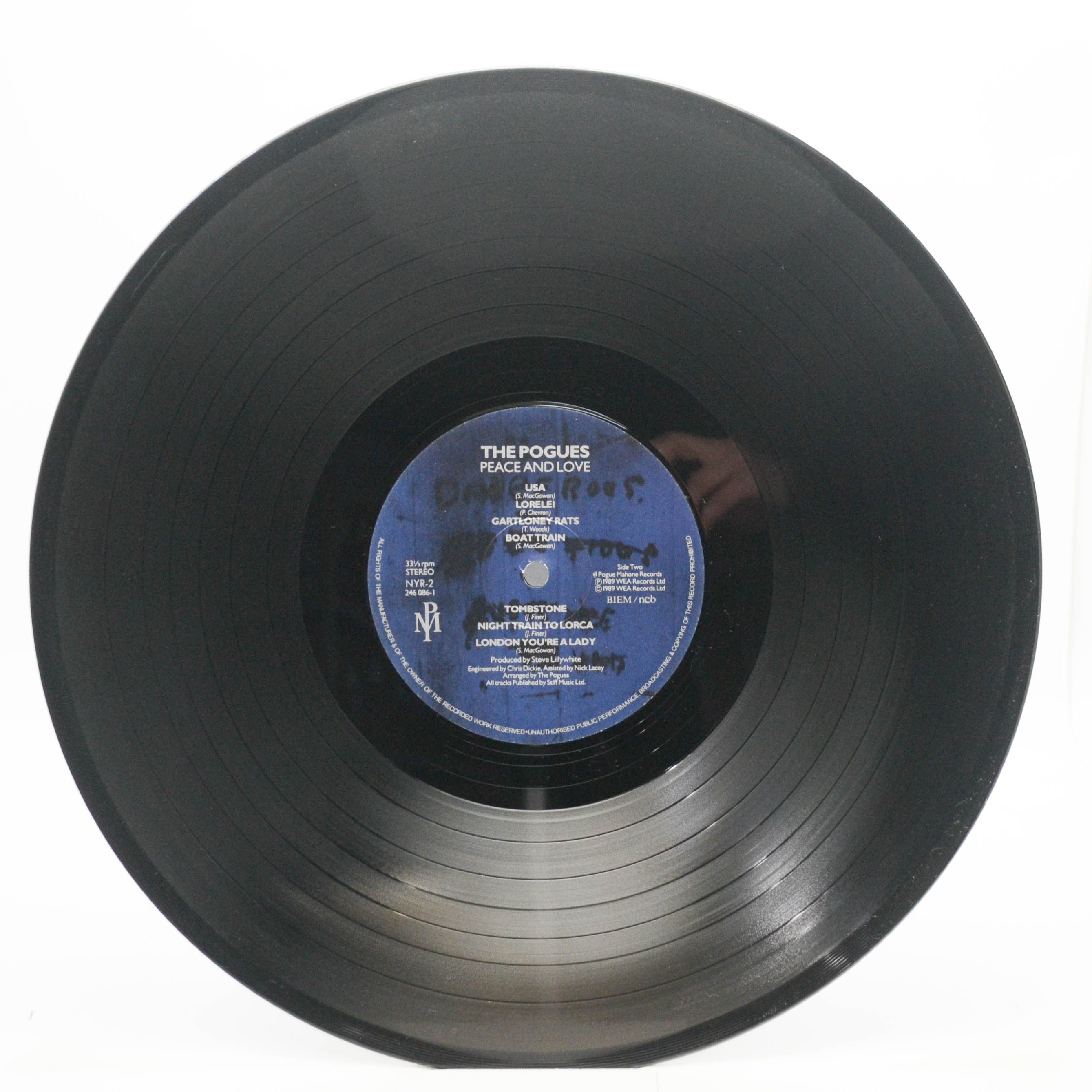 Pogues — Peace And Love, 1989