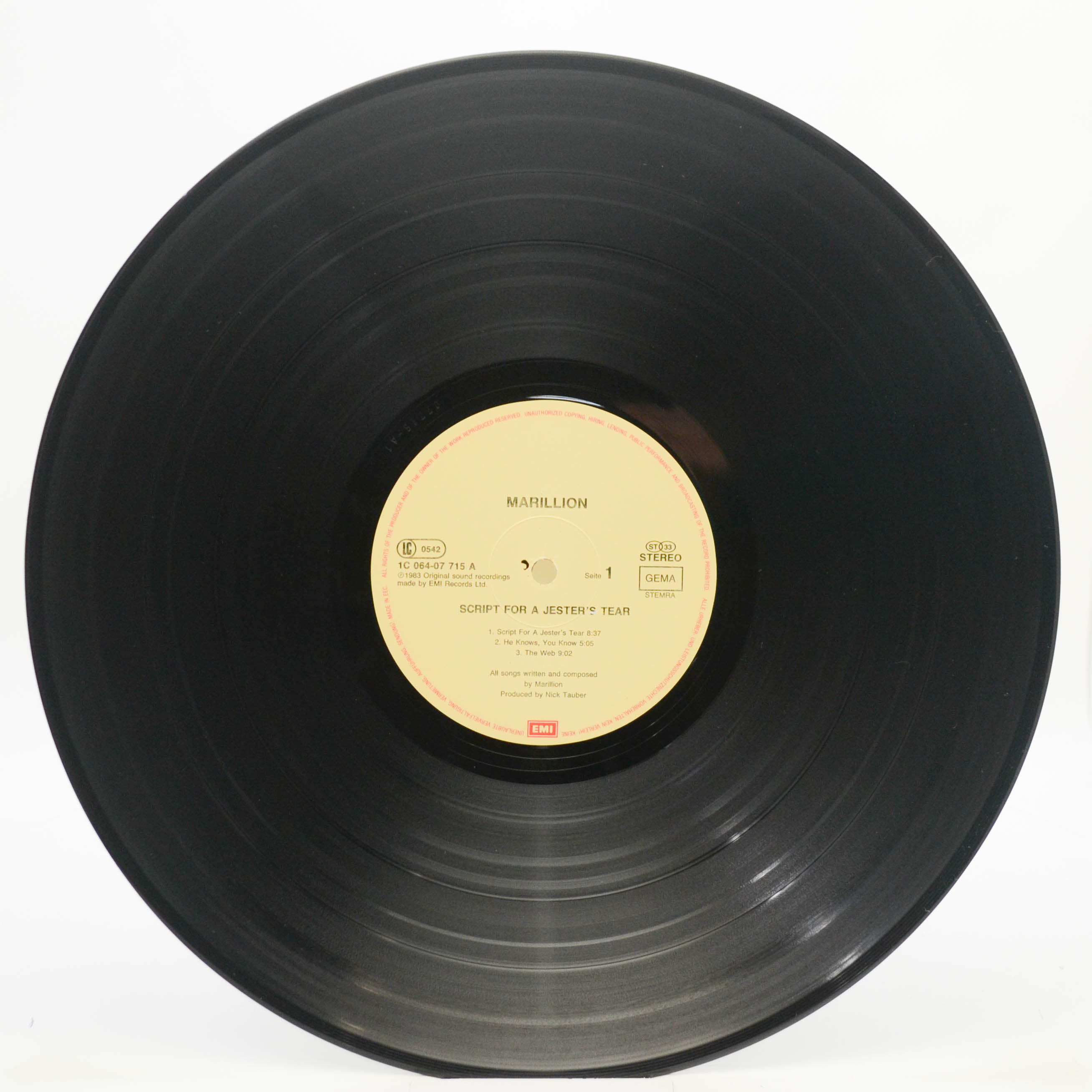 Marillion — Script For A Jester's Tear, 1983