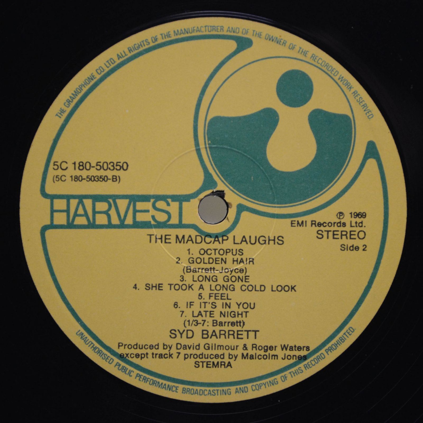 Syd Barrett — The Madcap Laughs / Barrett (2LP), 1974