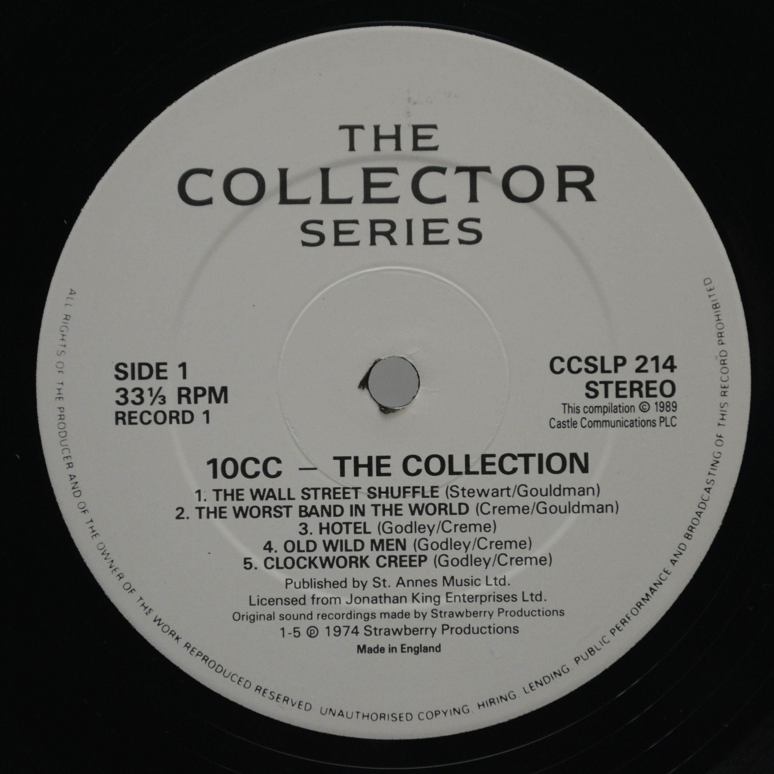 10 CC — The Collection (2LP, UK), 1989