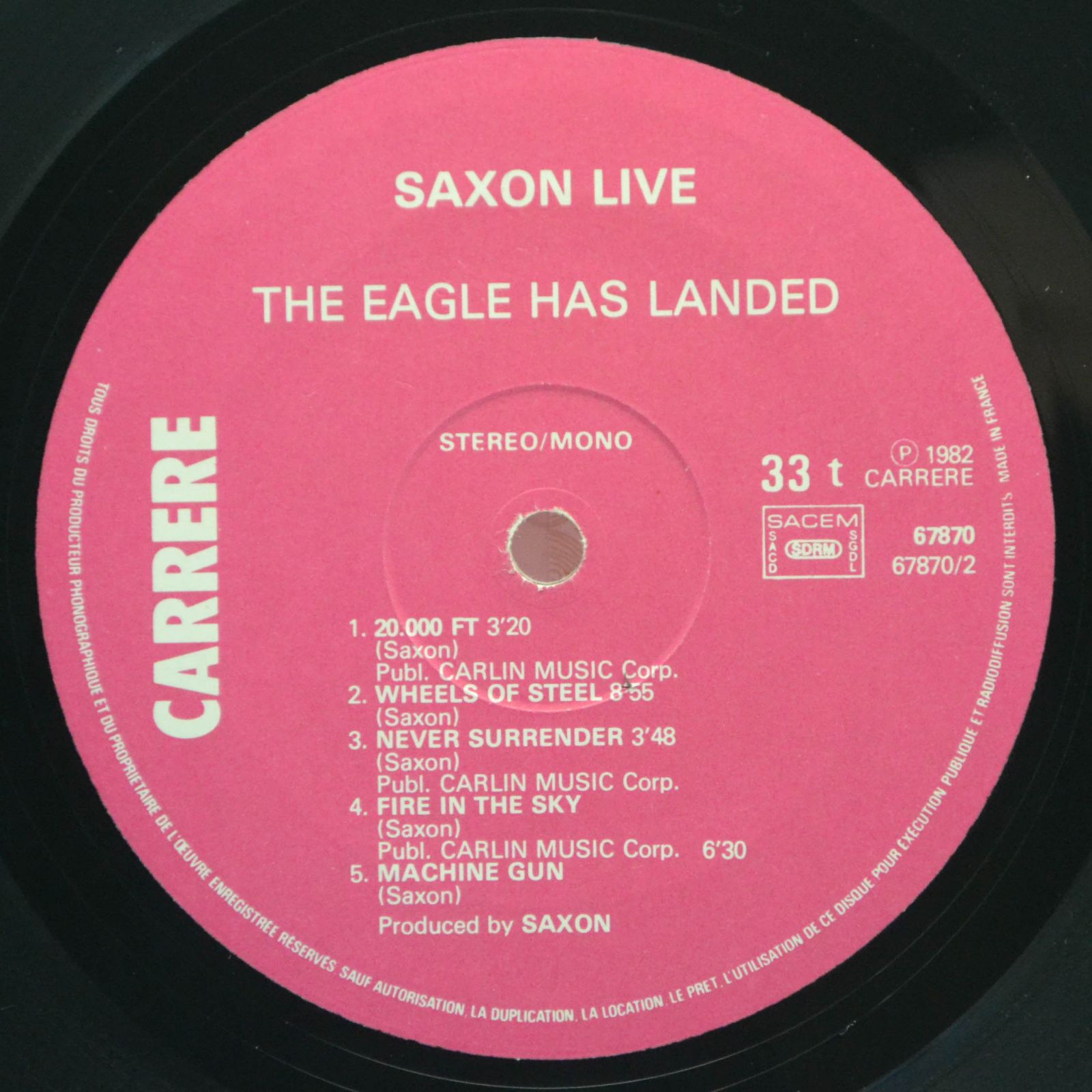Saxon — The Eagle Has Landed (Live), 1982