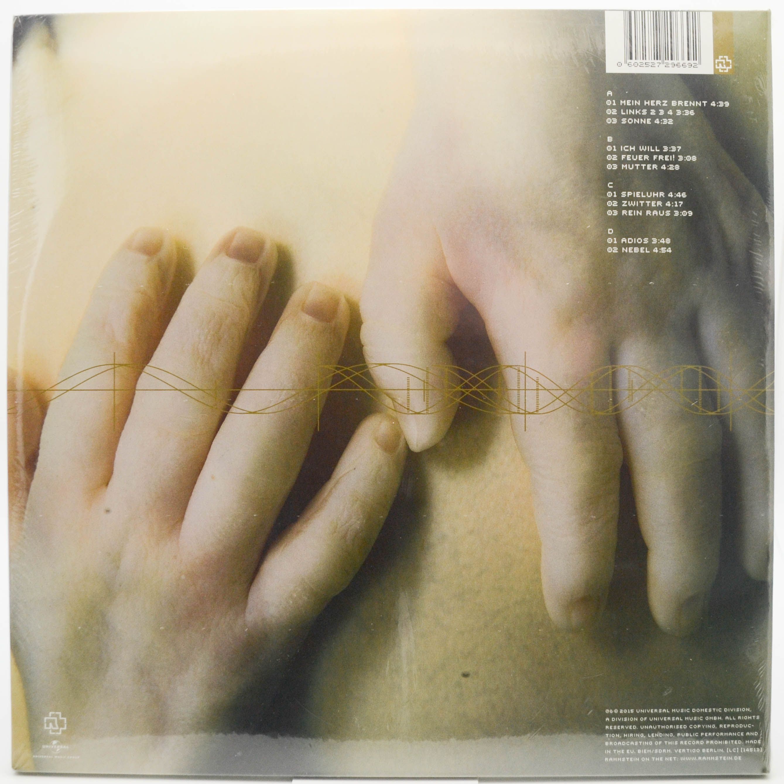 Rammstein — Mutter (2LP), 2001