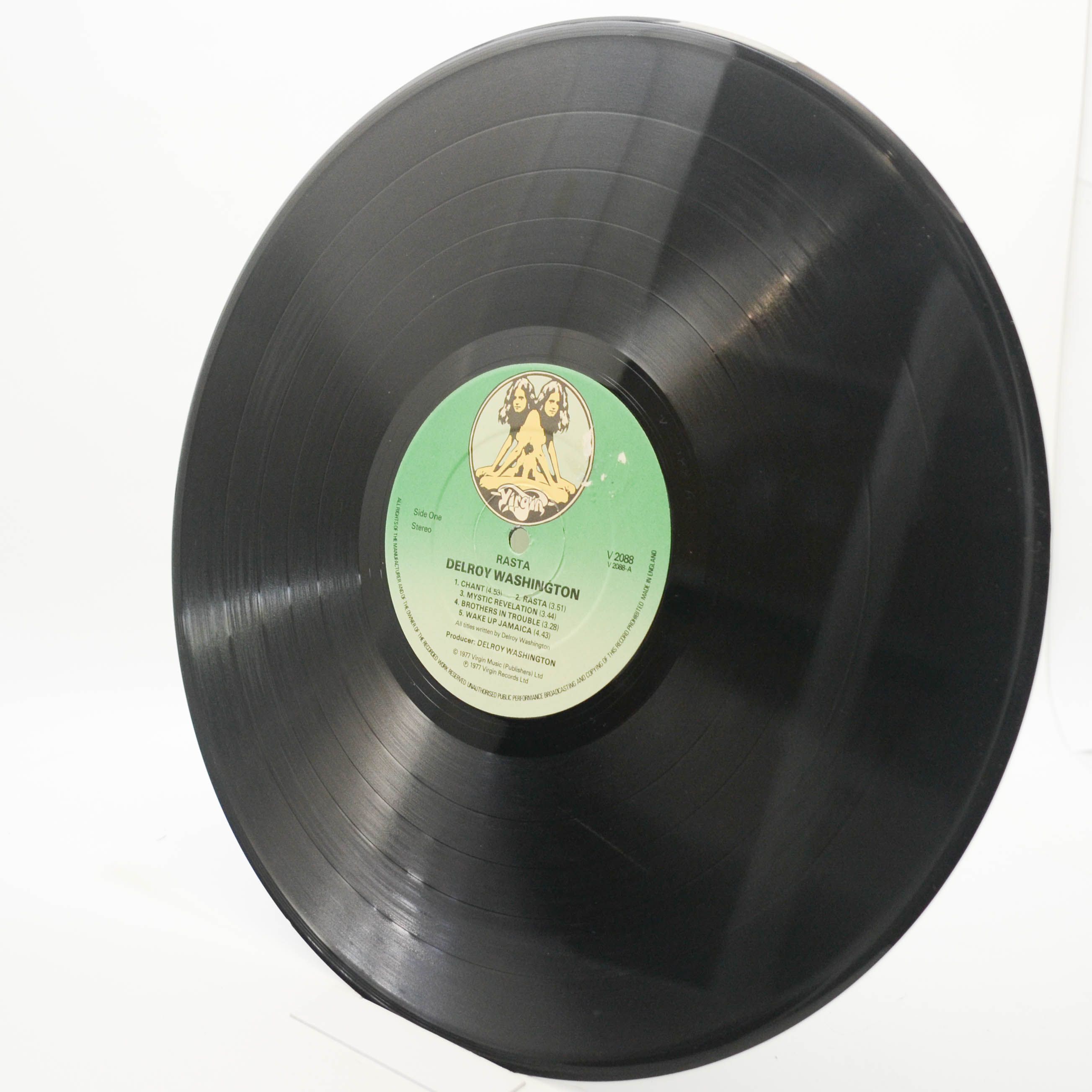 Delroy Washington — Rasta (UK), 1977