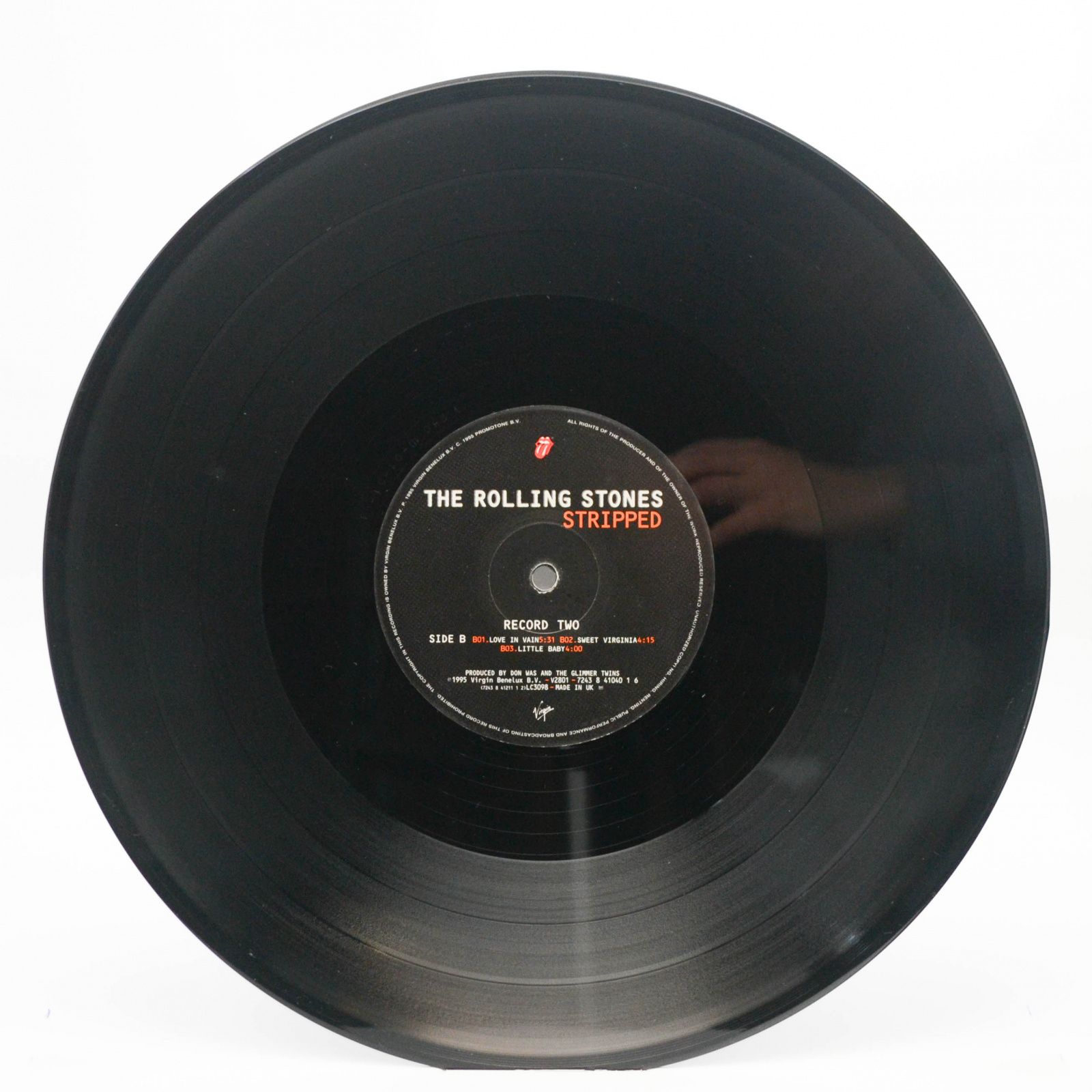 Rolling Stones — Stripped (2LP, 1-st, UK), 1995