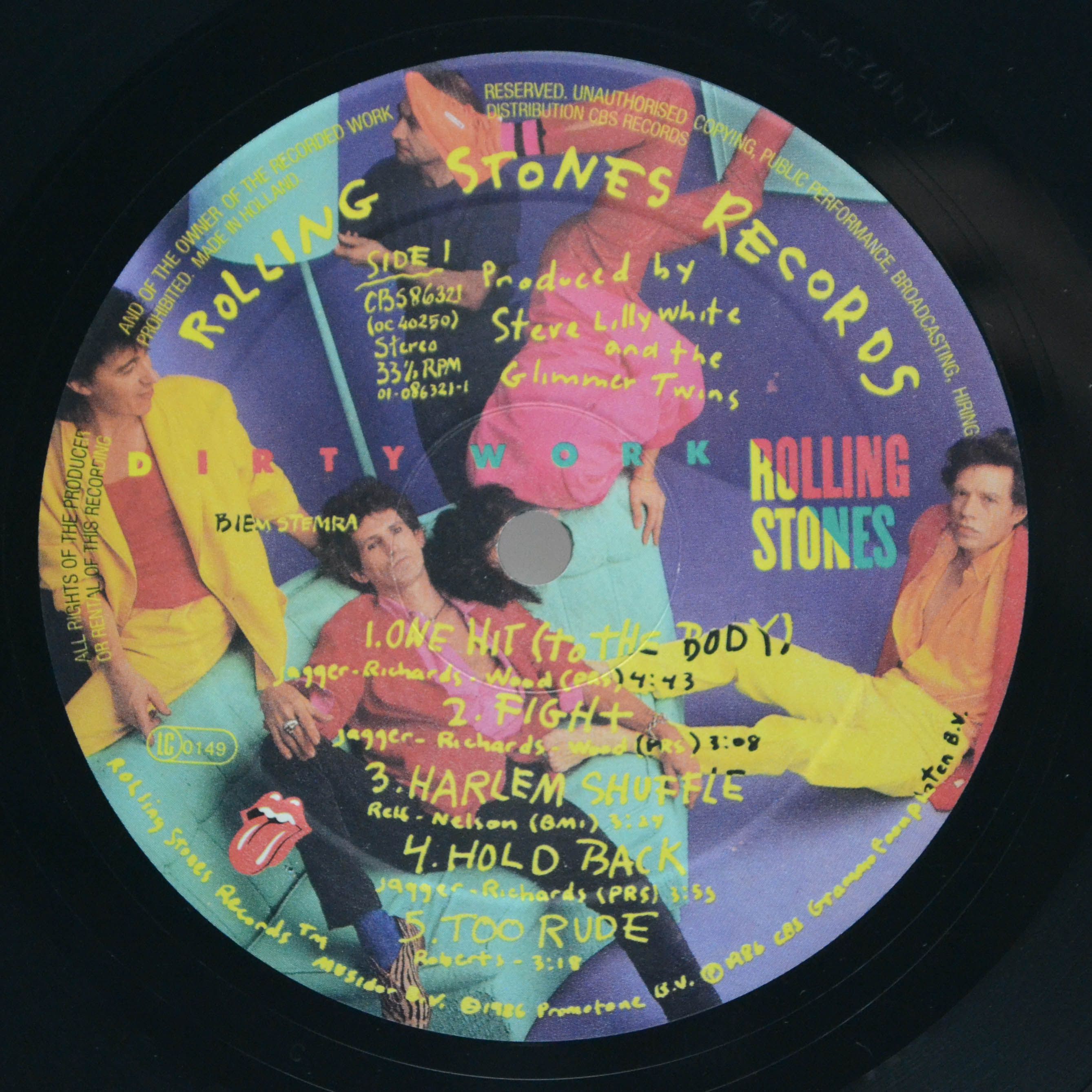 Rolling Stones — Dirty Work, 1986