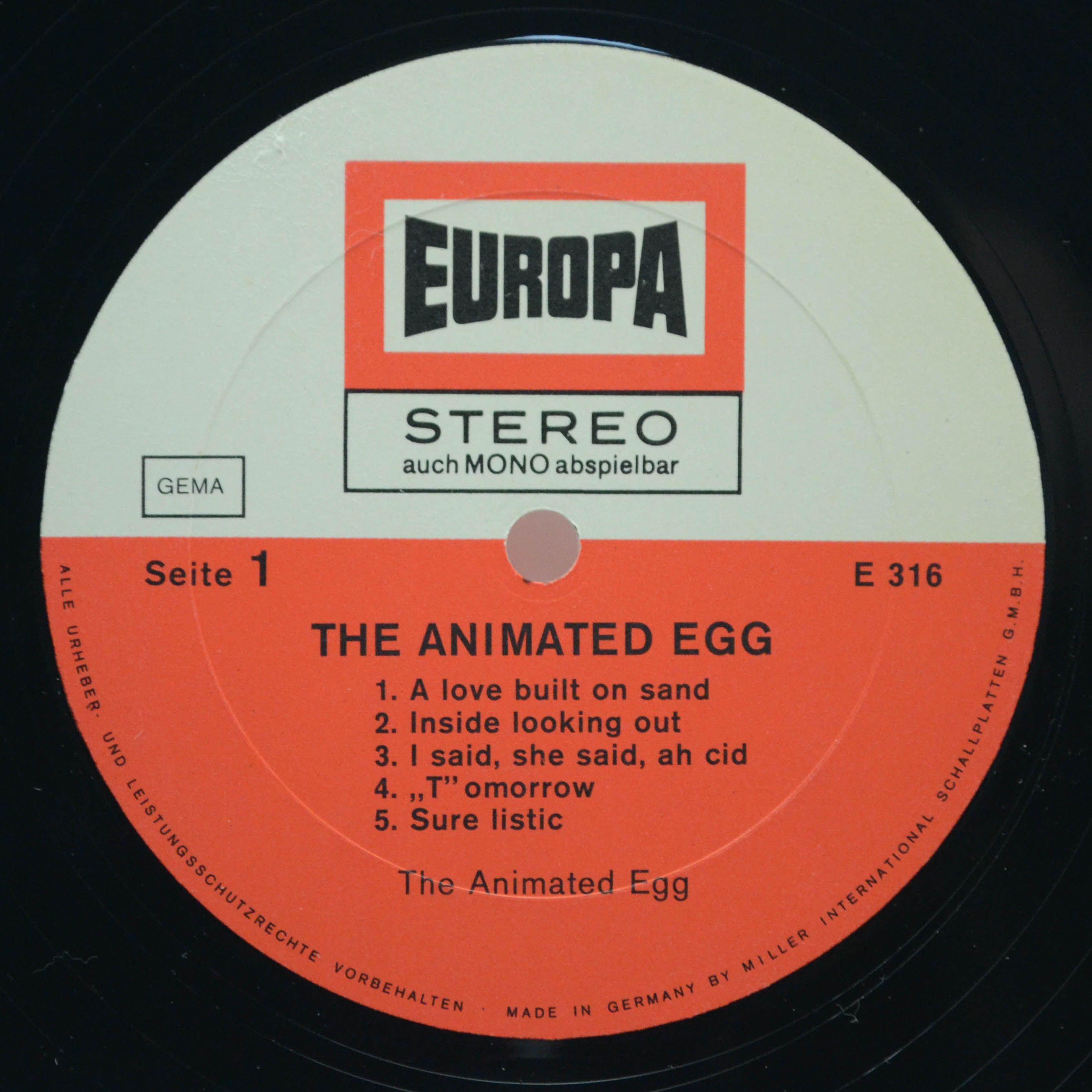 Animated Egg — The Animated Egg, 1969
