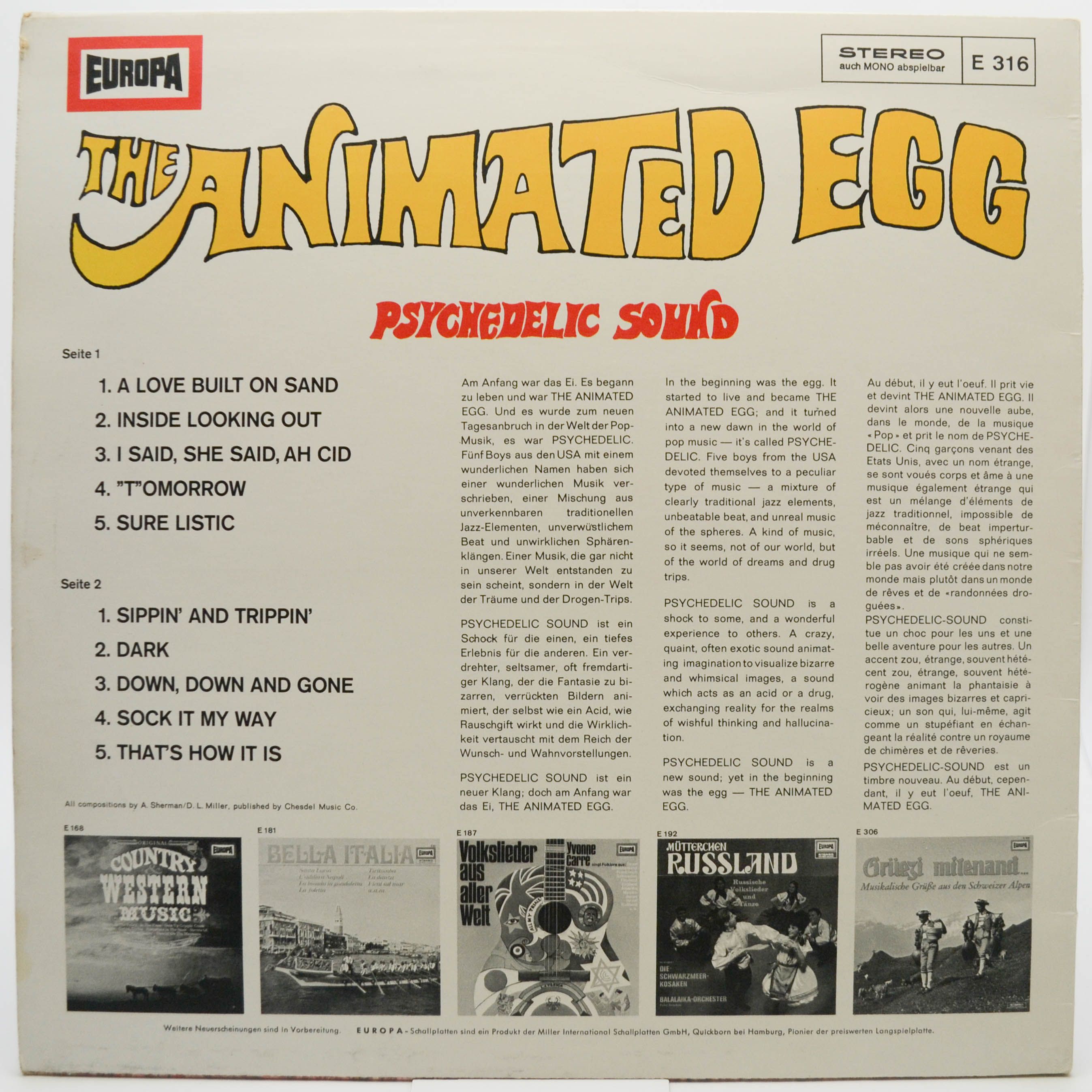 Animated Egg — The Animated Egg, 1969