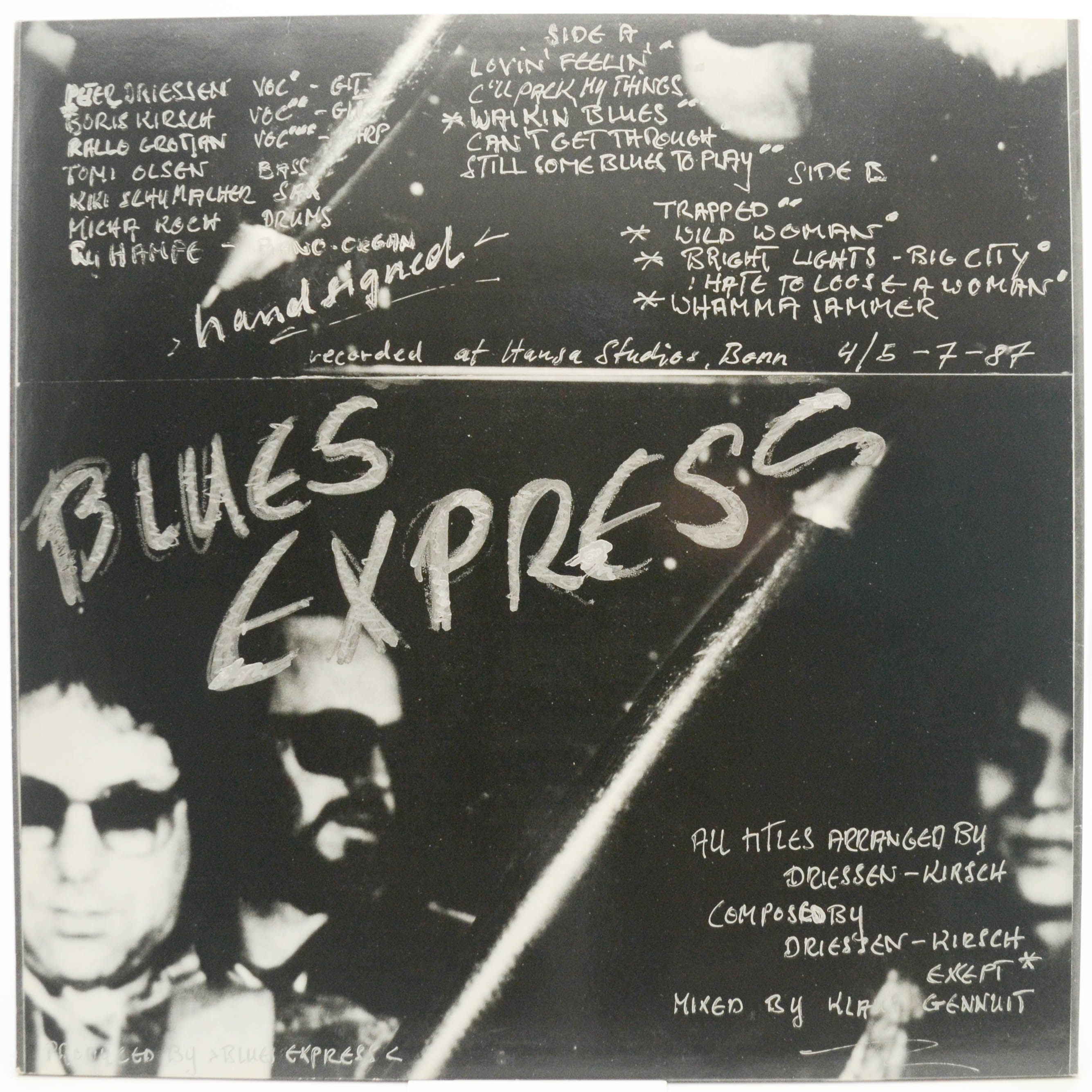 Blues Express — Hand Signed, 1987