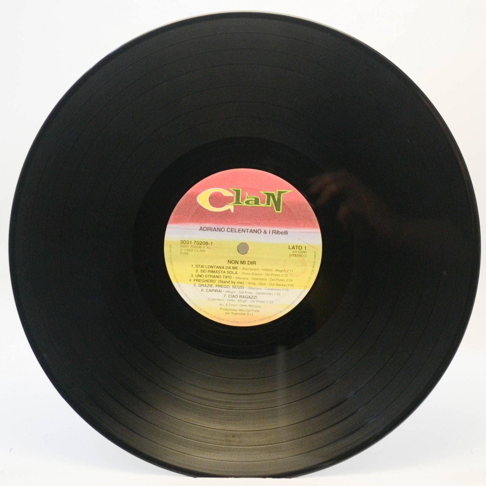 Adriano Celentano — Non Mi Dir (Italy, Clan), 1969