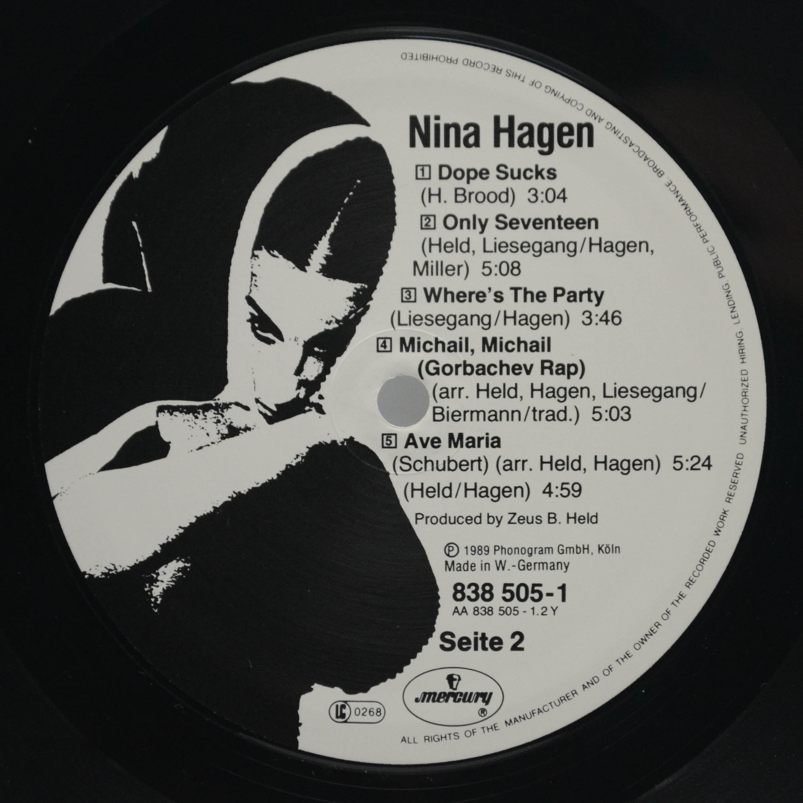 Nina Hagen — Nina Hagen, 1989