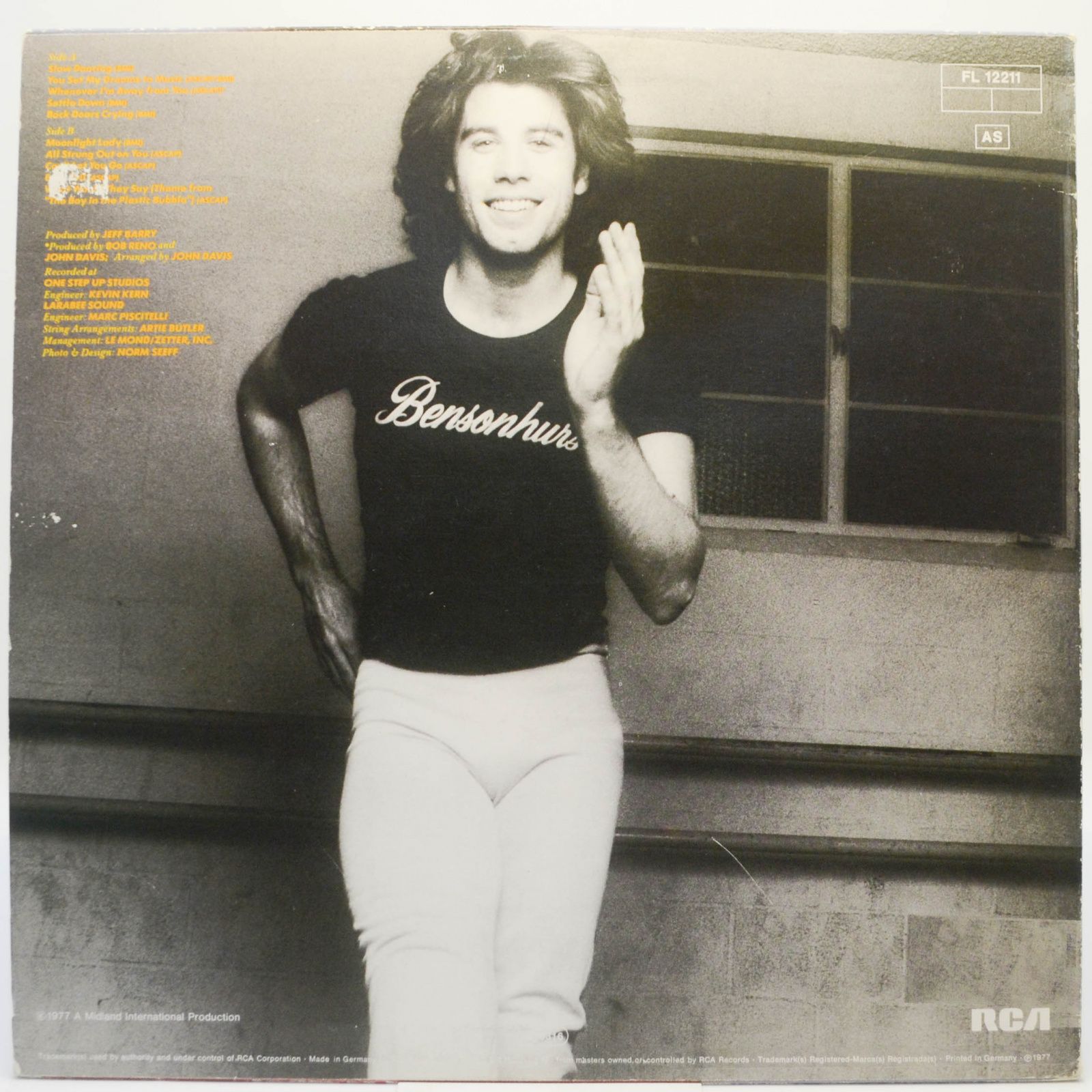 John Travolta — Can't Let You Go, 1977