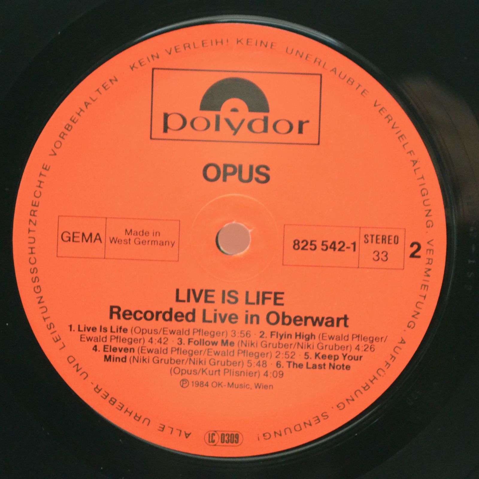 Opus — Live Is Life, 1984