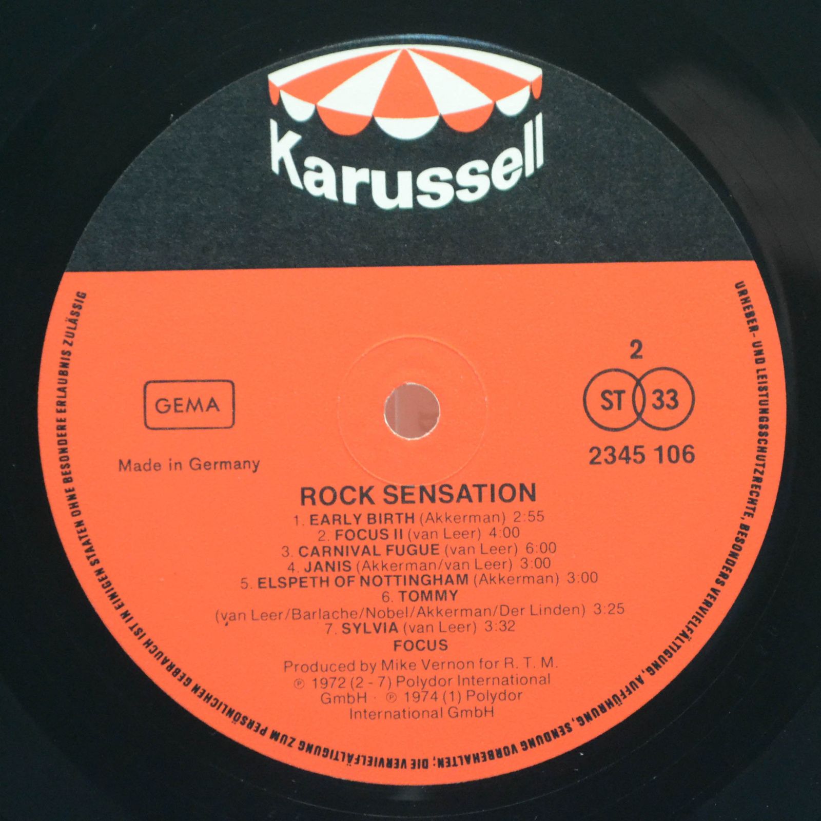 Focus — The Greatest Rock Sensation, 1975