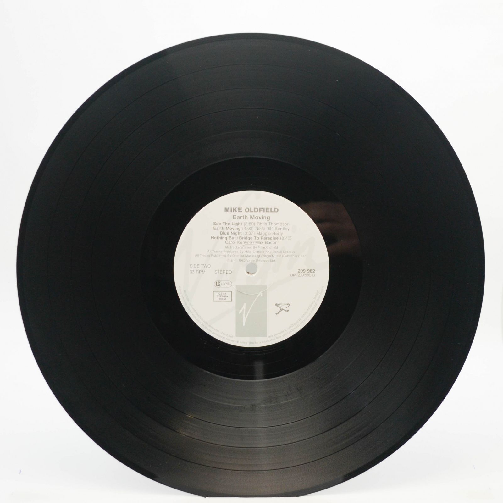 Mike Oldfield — Earth Moving, 1989