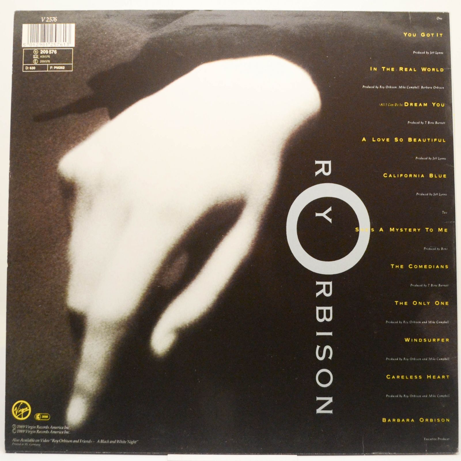 Roy Orbison — Mystery Girl, 1989