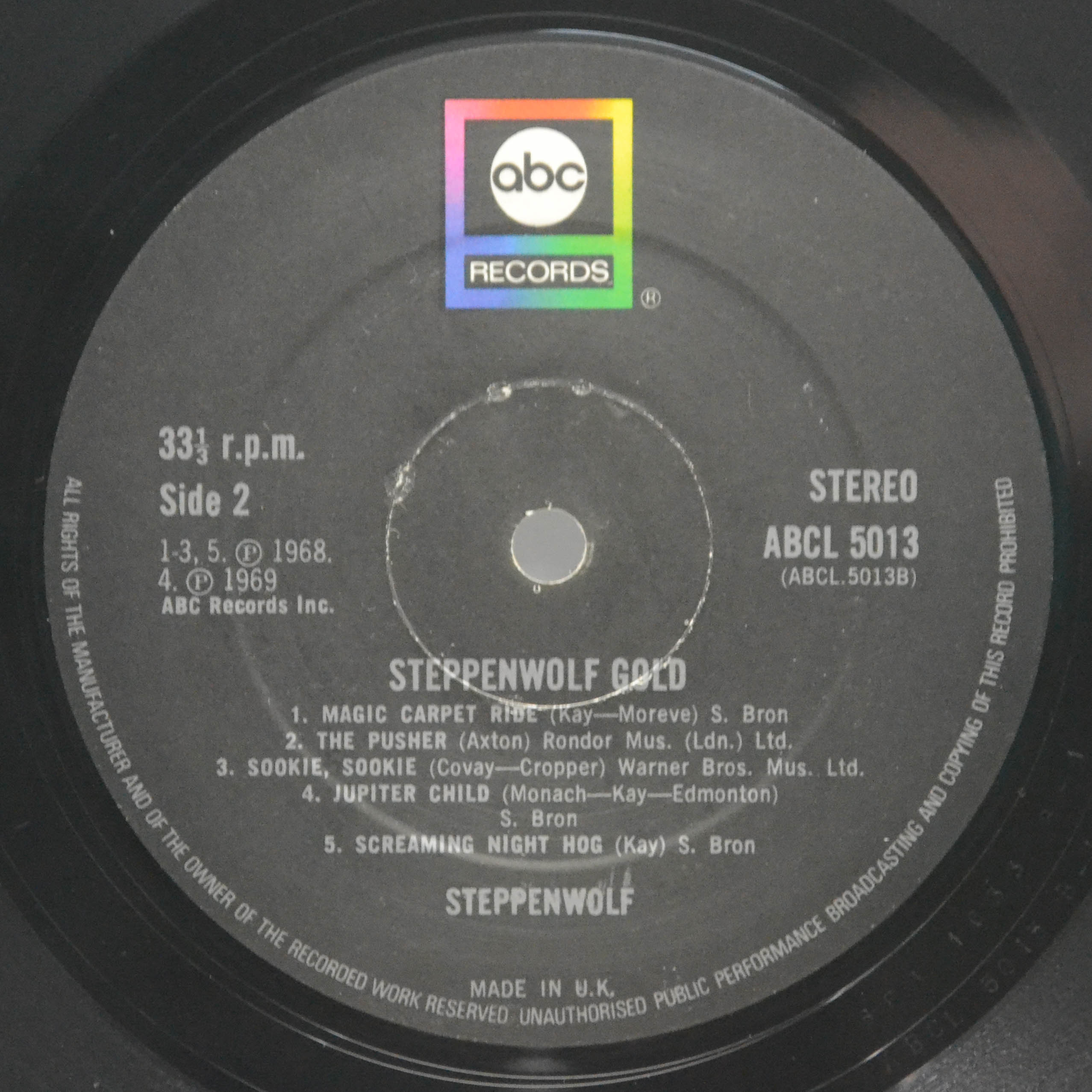 Steppenwolf — Gold (Their Great Hits) (UK), 1971