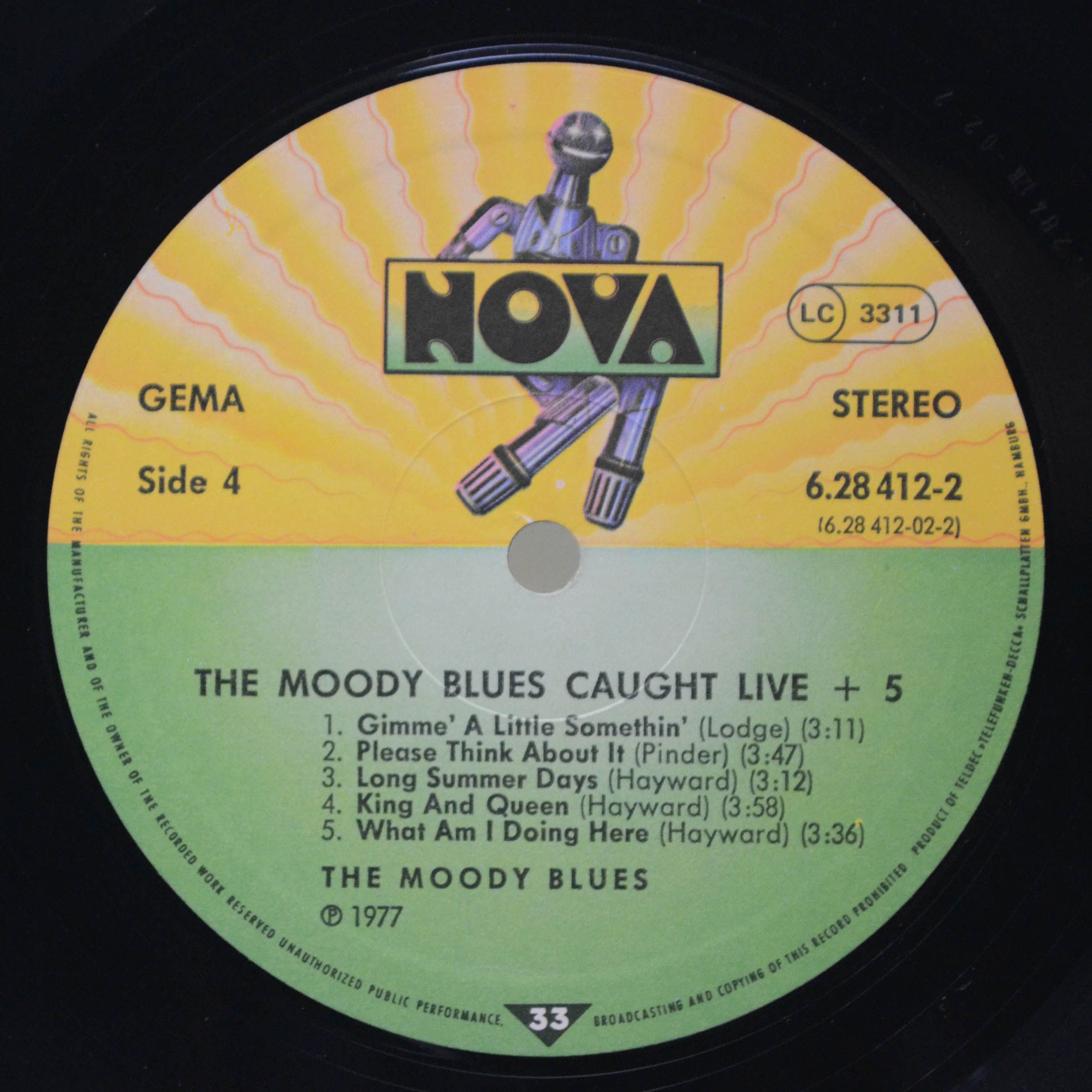 Moody Blues — Caught Live +5 (2LP), 1977