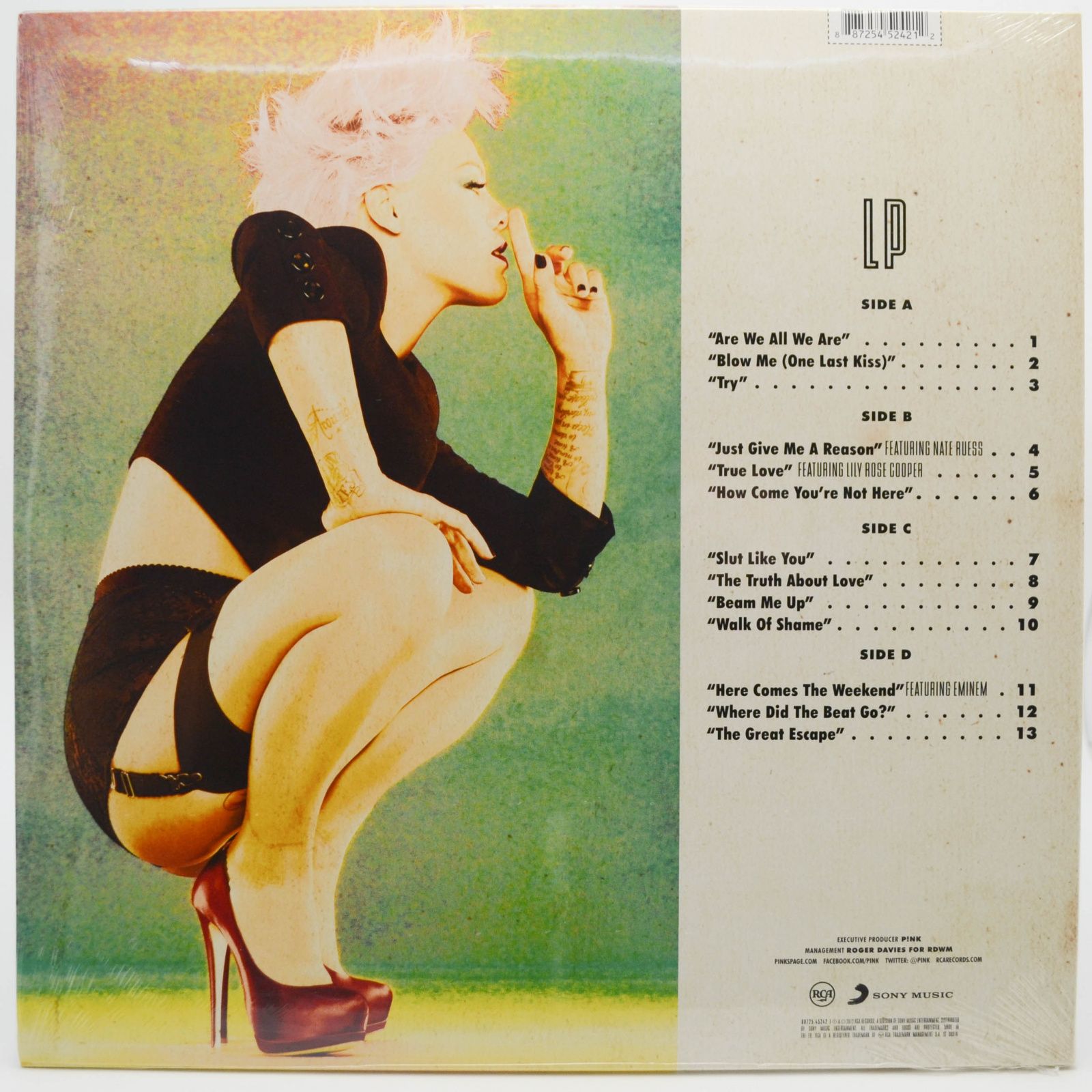P!nk — The Truth About Love (2LP), 2012