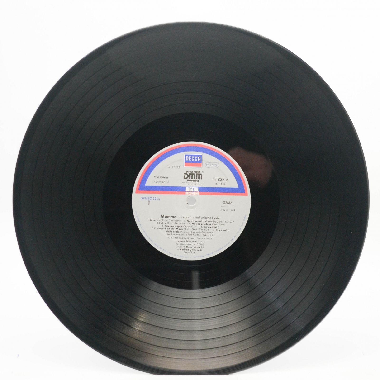 Luciano Pavarotti / Henry Mancini — Mamma, 1984