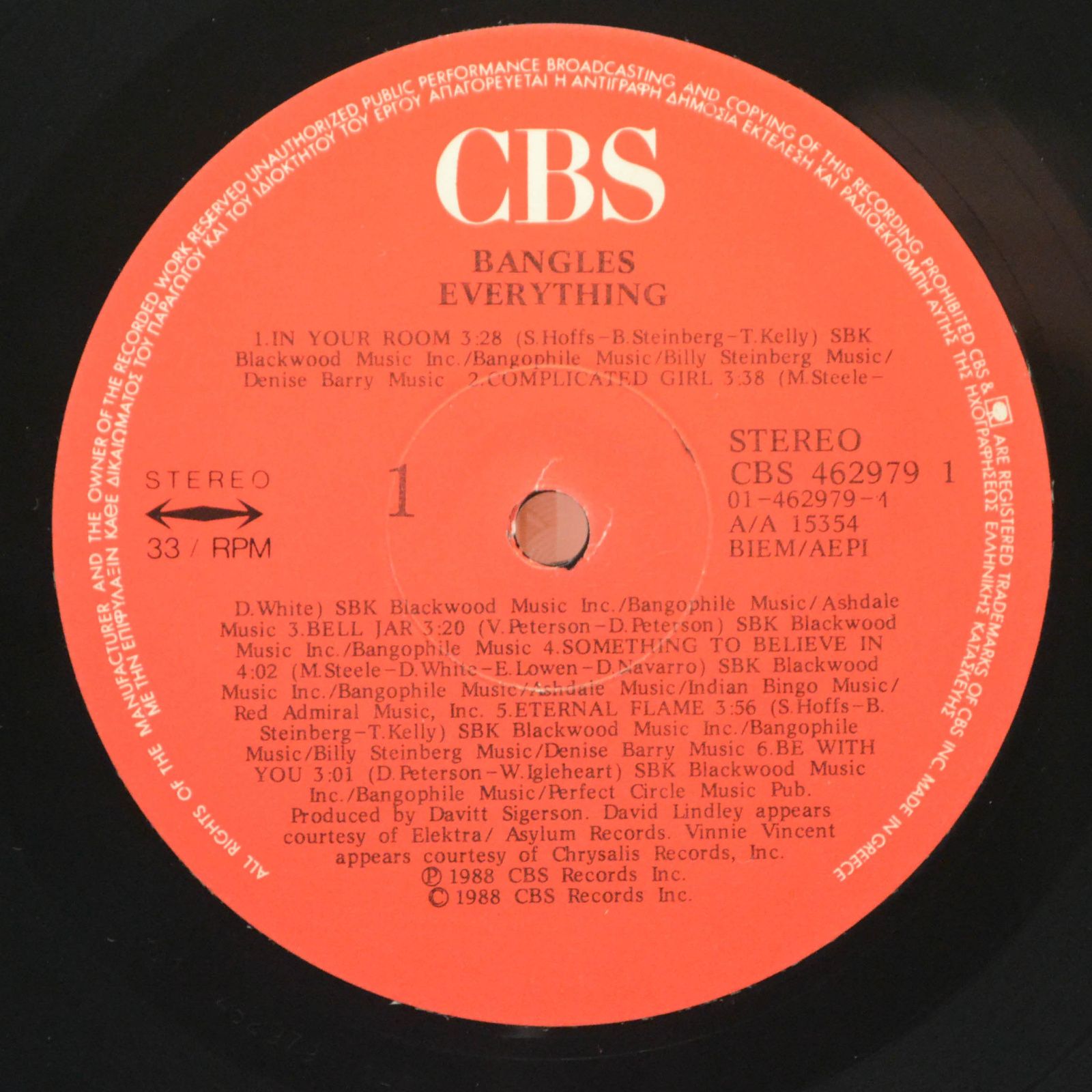 Bangles — Everything, 1988