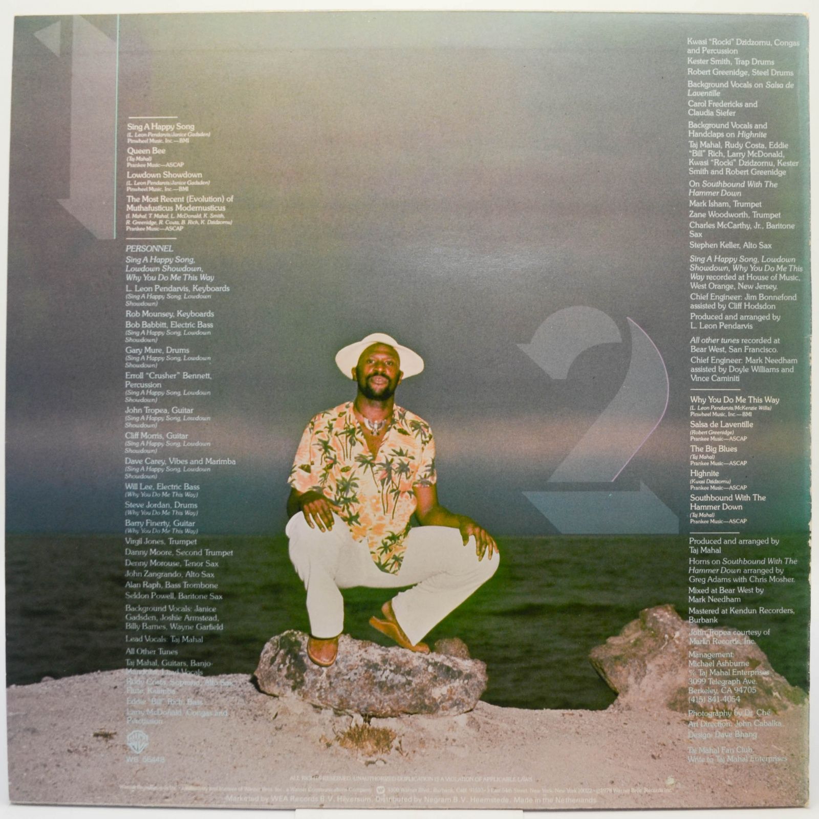 Taj Mahal — Evolution ( The Most Recent), 1978