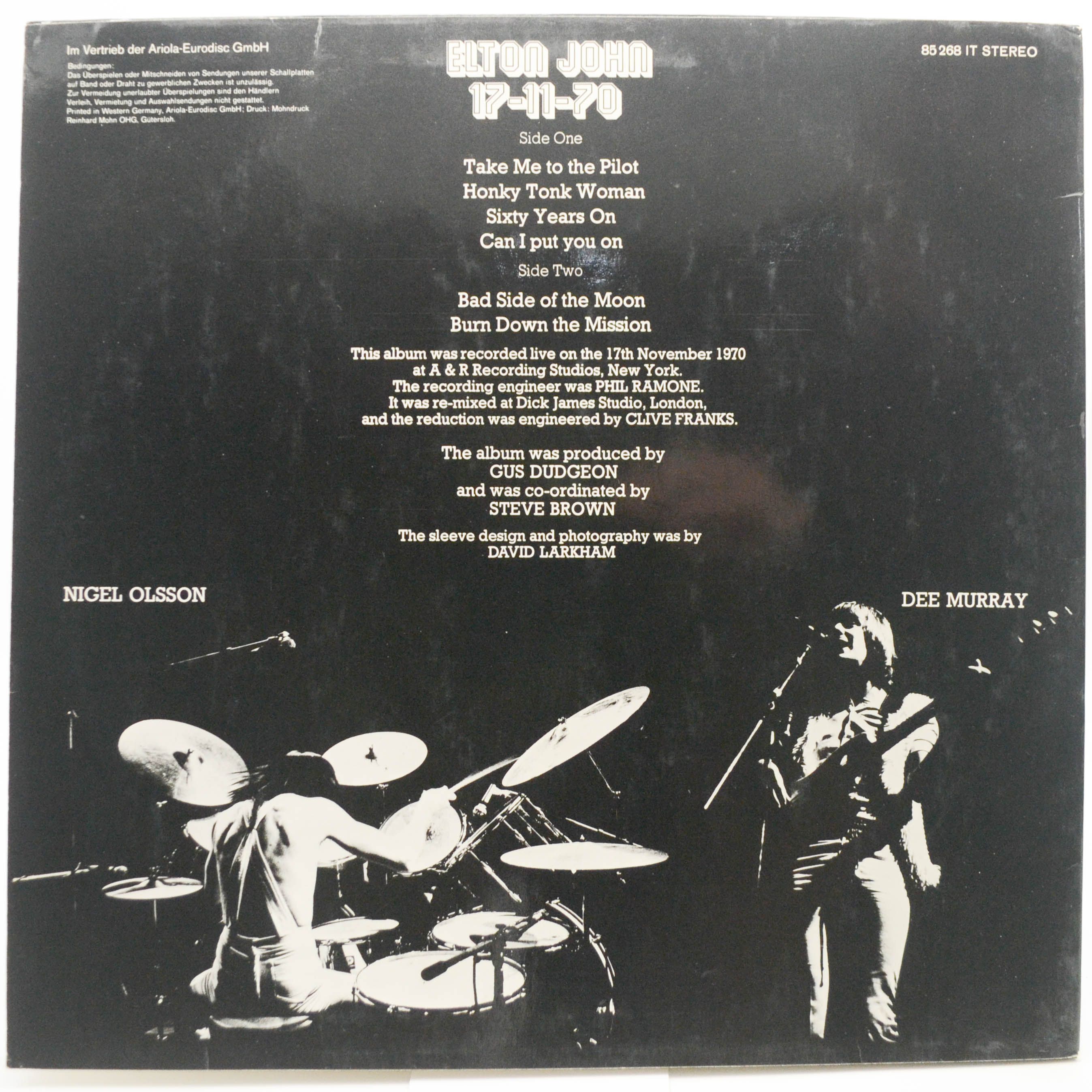 Elton John — 17-11-70, 1971