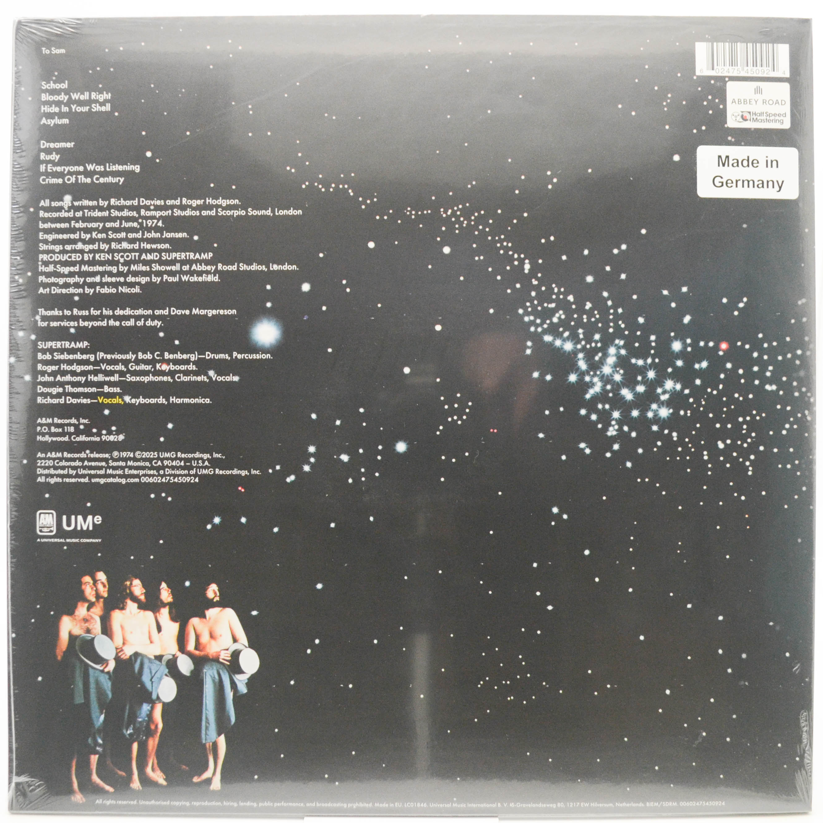 Supertramp — Crime Of The Century, 1974