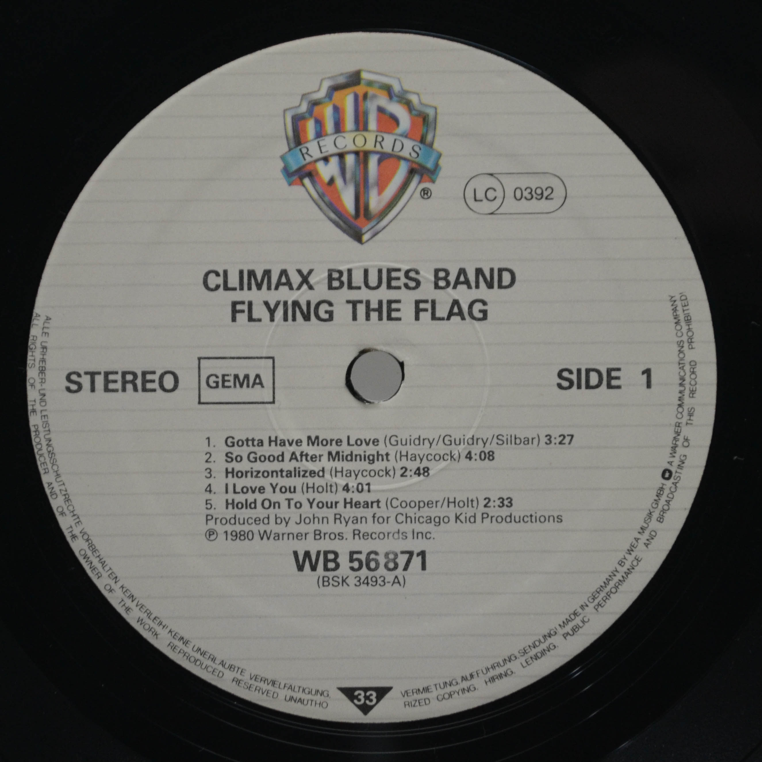 Climax Blues Band — Flying The Flag, 1980