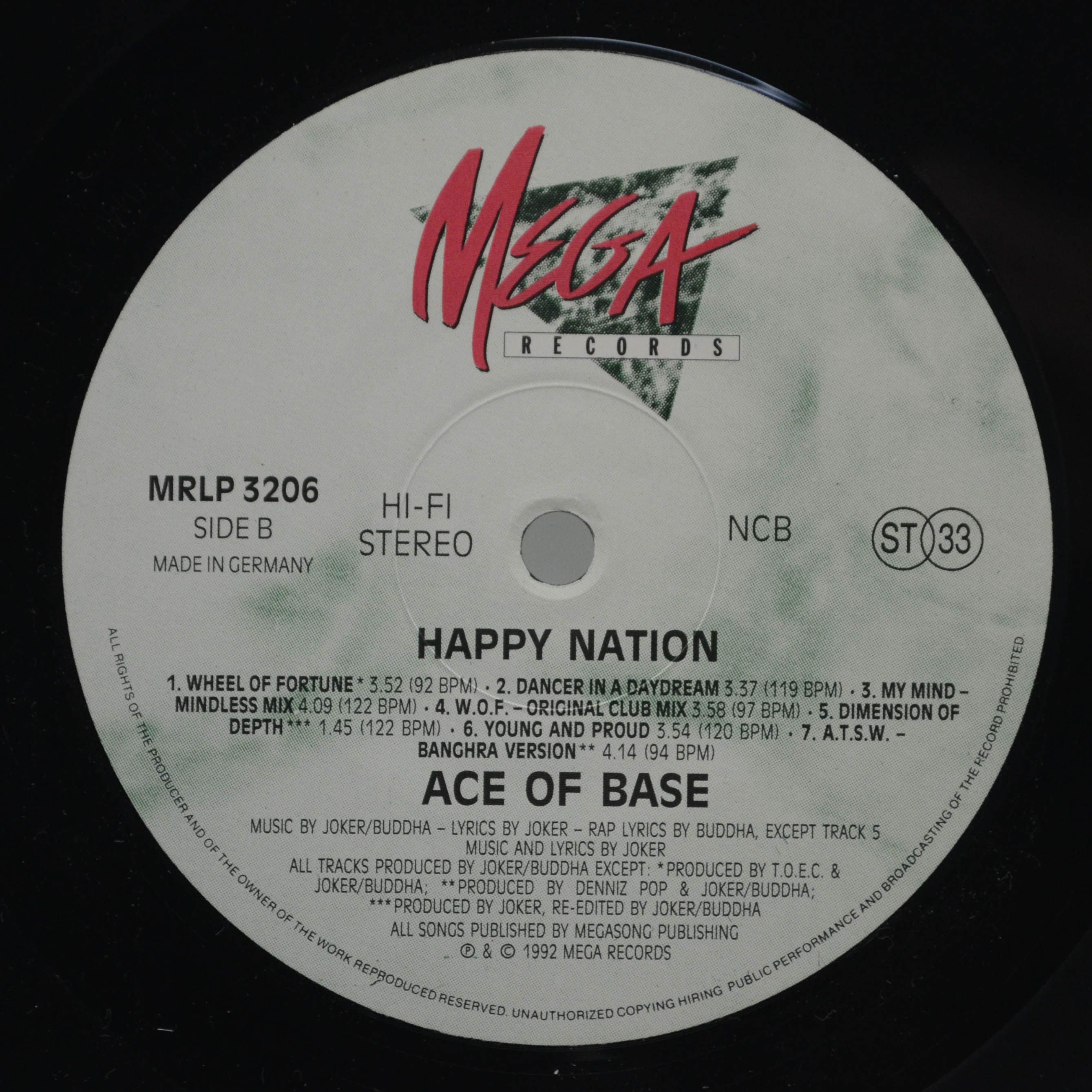 Ace Of Base — Happy Nation, 1992