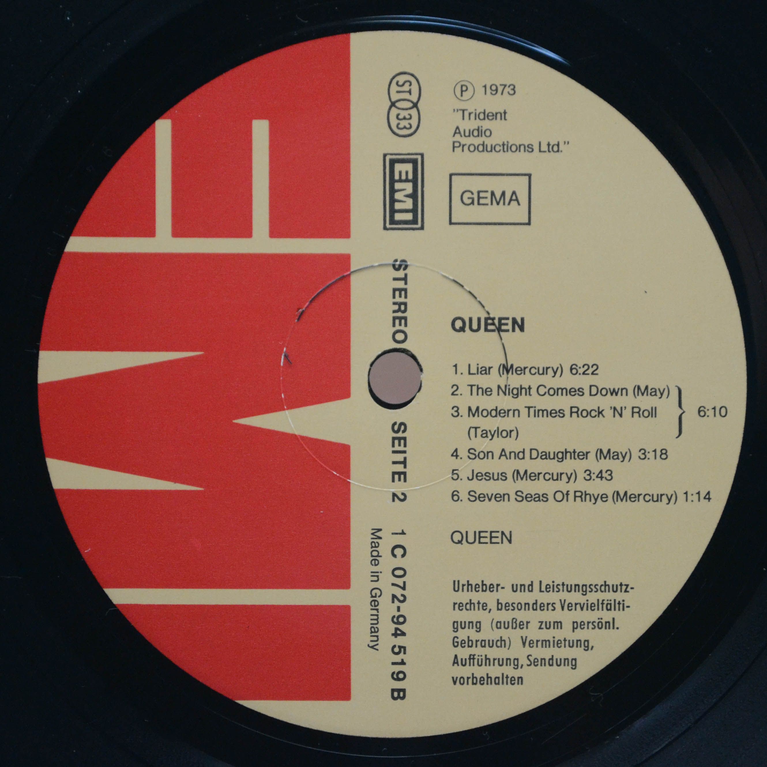 Queen — Queen, 1973