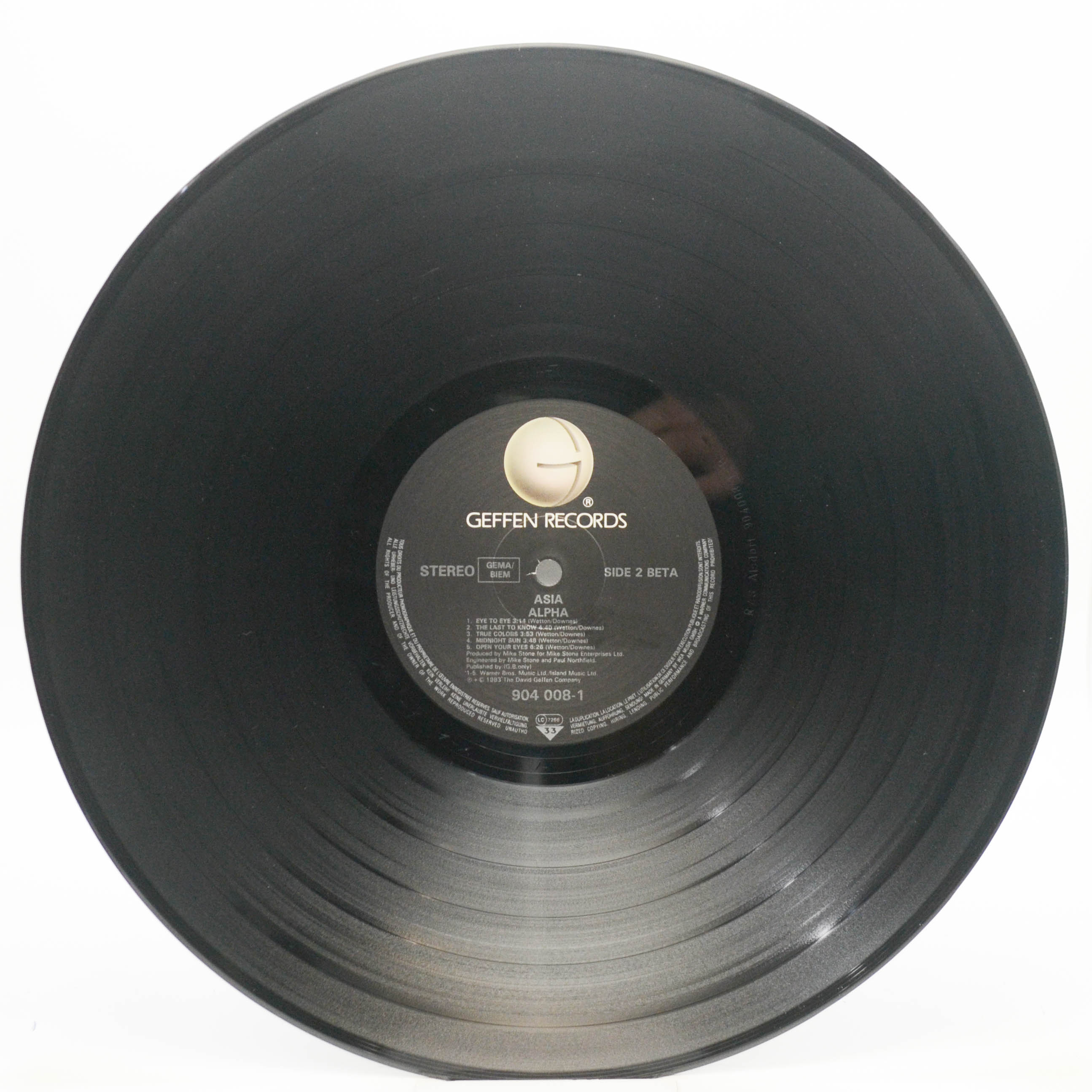 Asia — Alpha, 1986