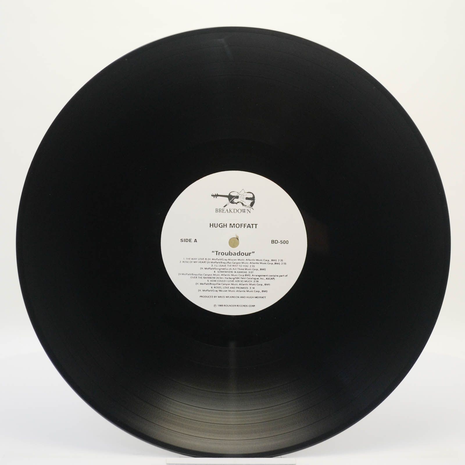Hugh Moffatt — Troubadour (UK), 1989