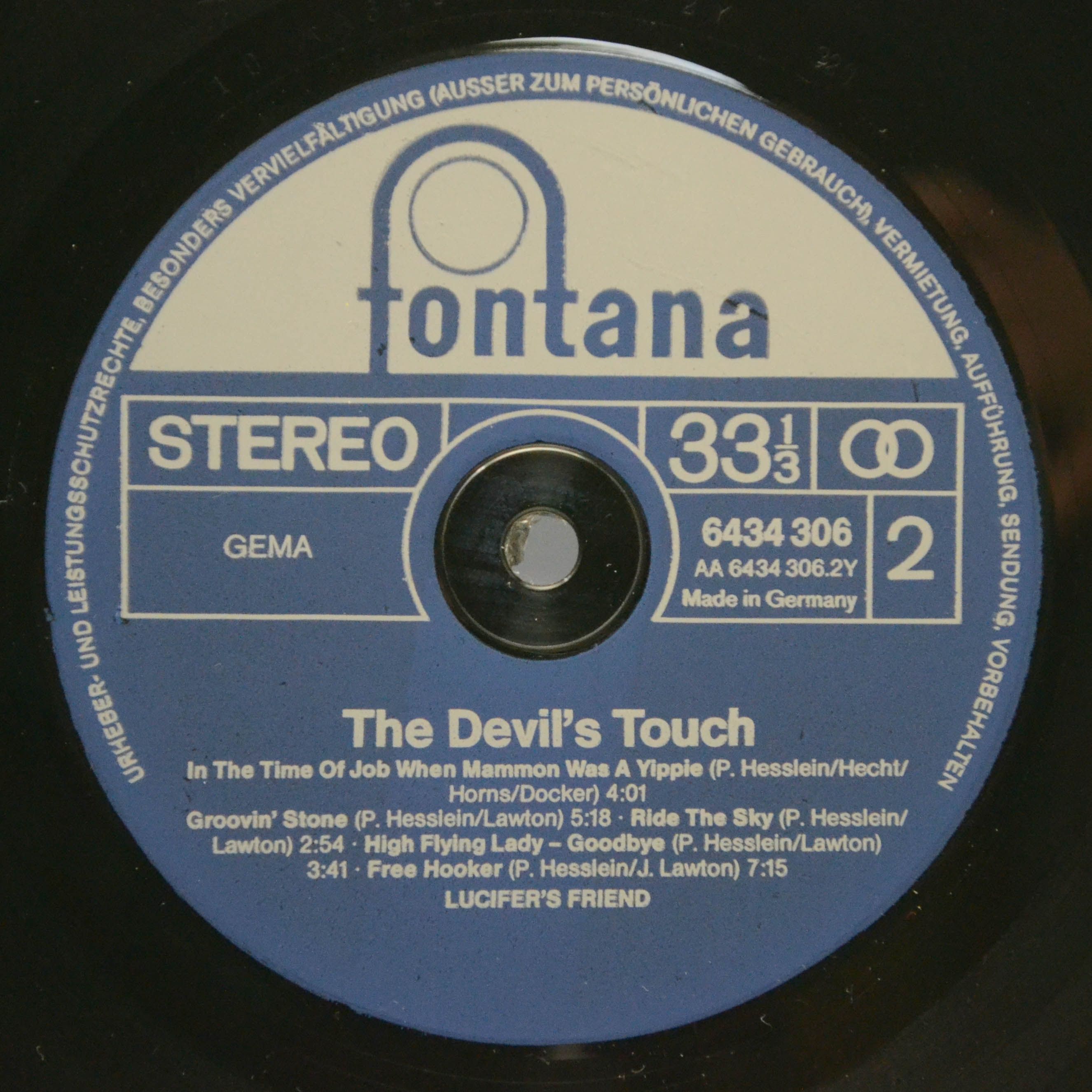 Lucifer's Friend — The Devil's Touch, 1979