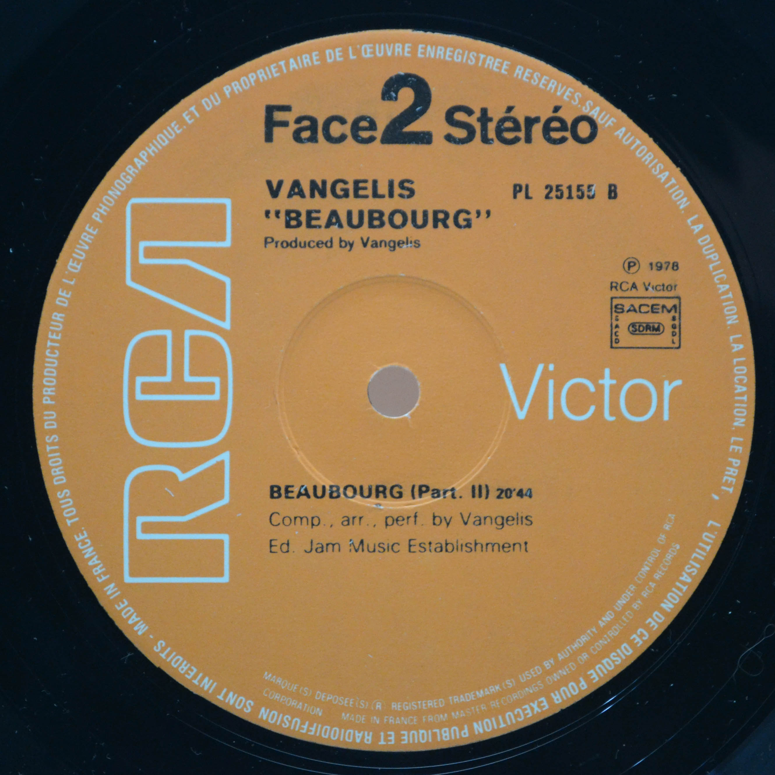 Vangelis — Beaubourg, 1978