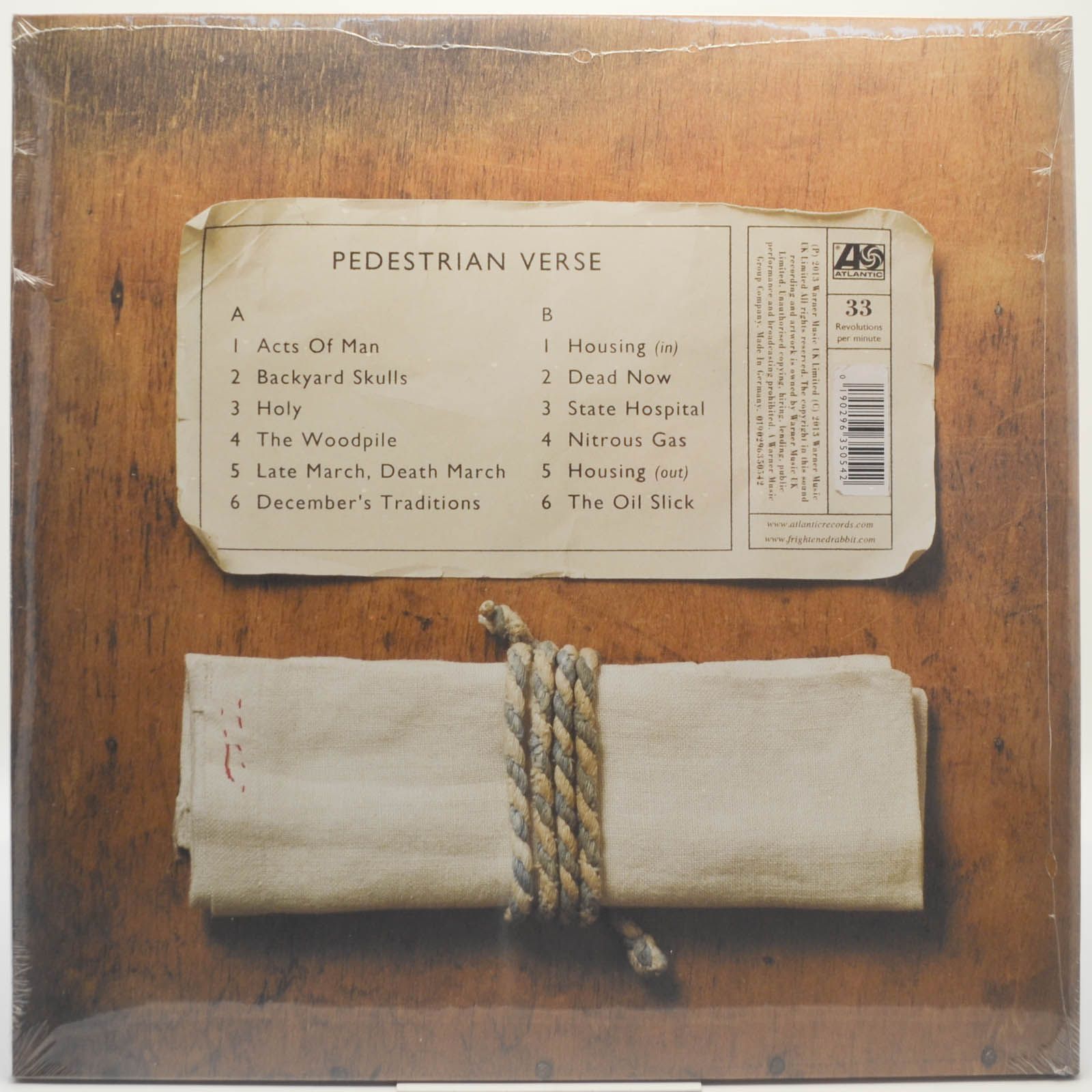 Frightened Rabbit — Pedestrian Verse, 2013