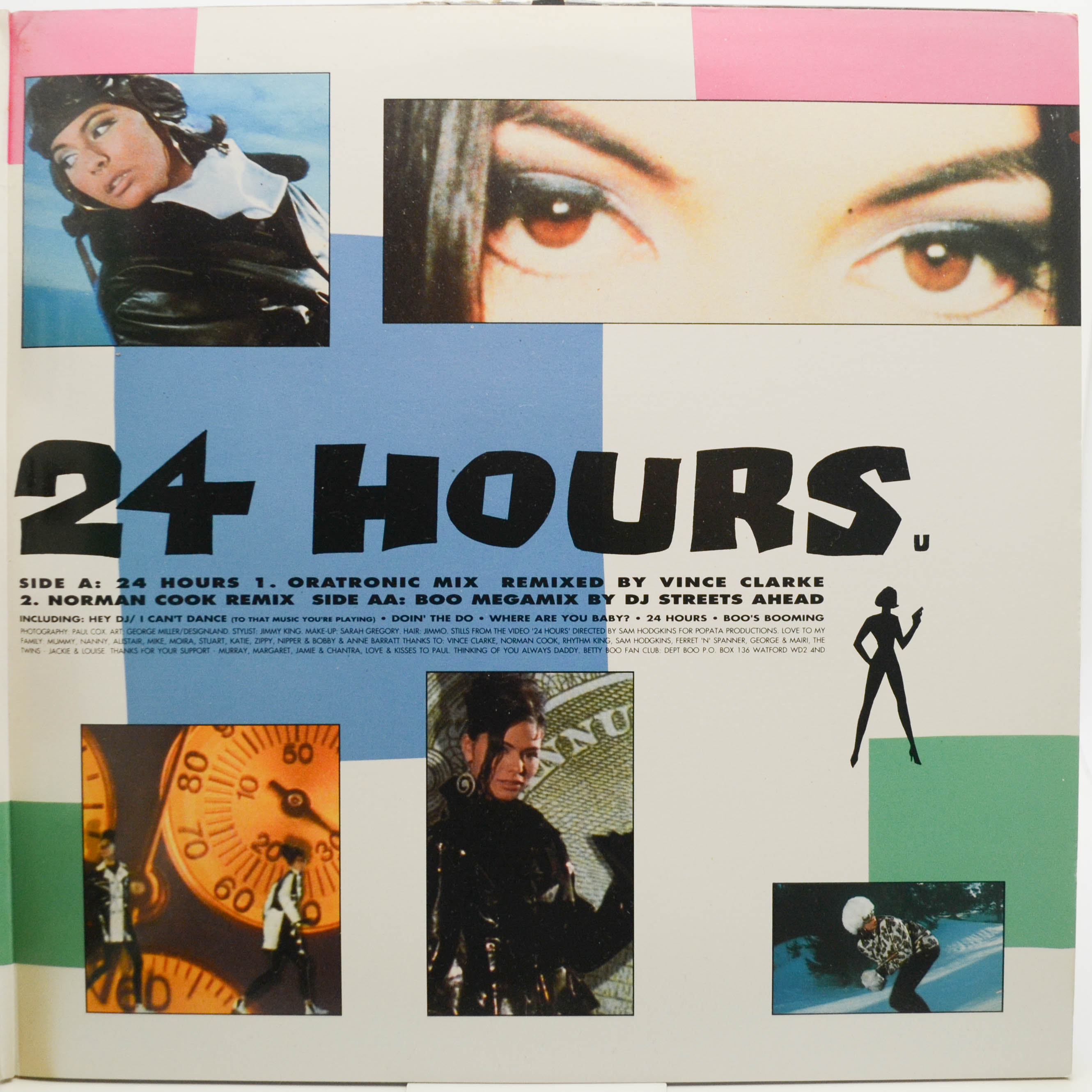Betty Boo — 24 Hours (The Remixes) (UK), 1990