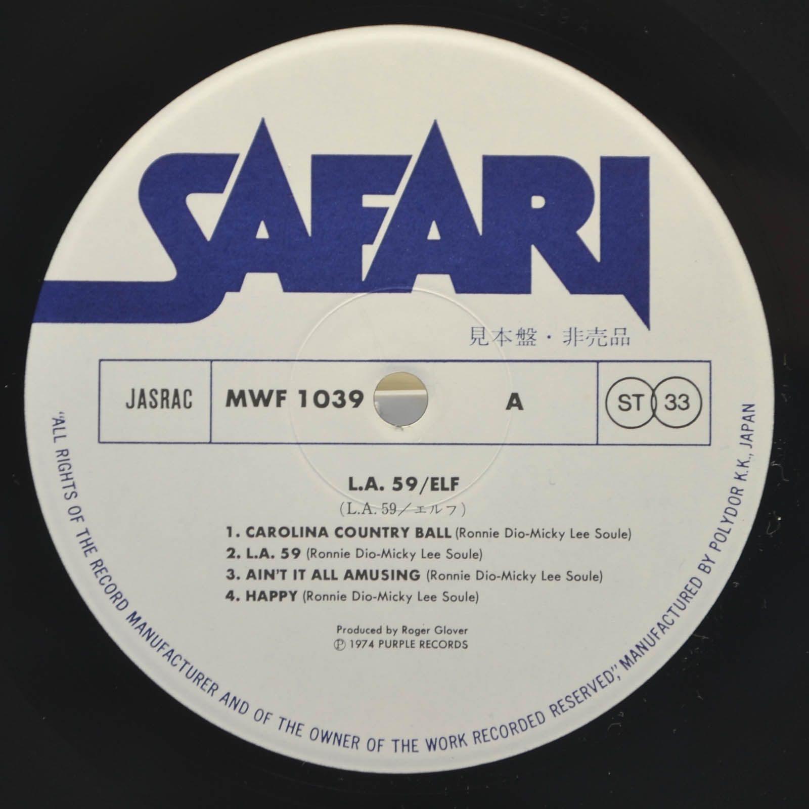 ELF — L.A./59, 1974