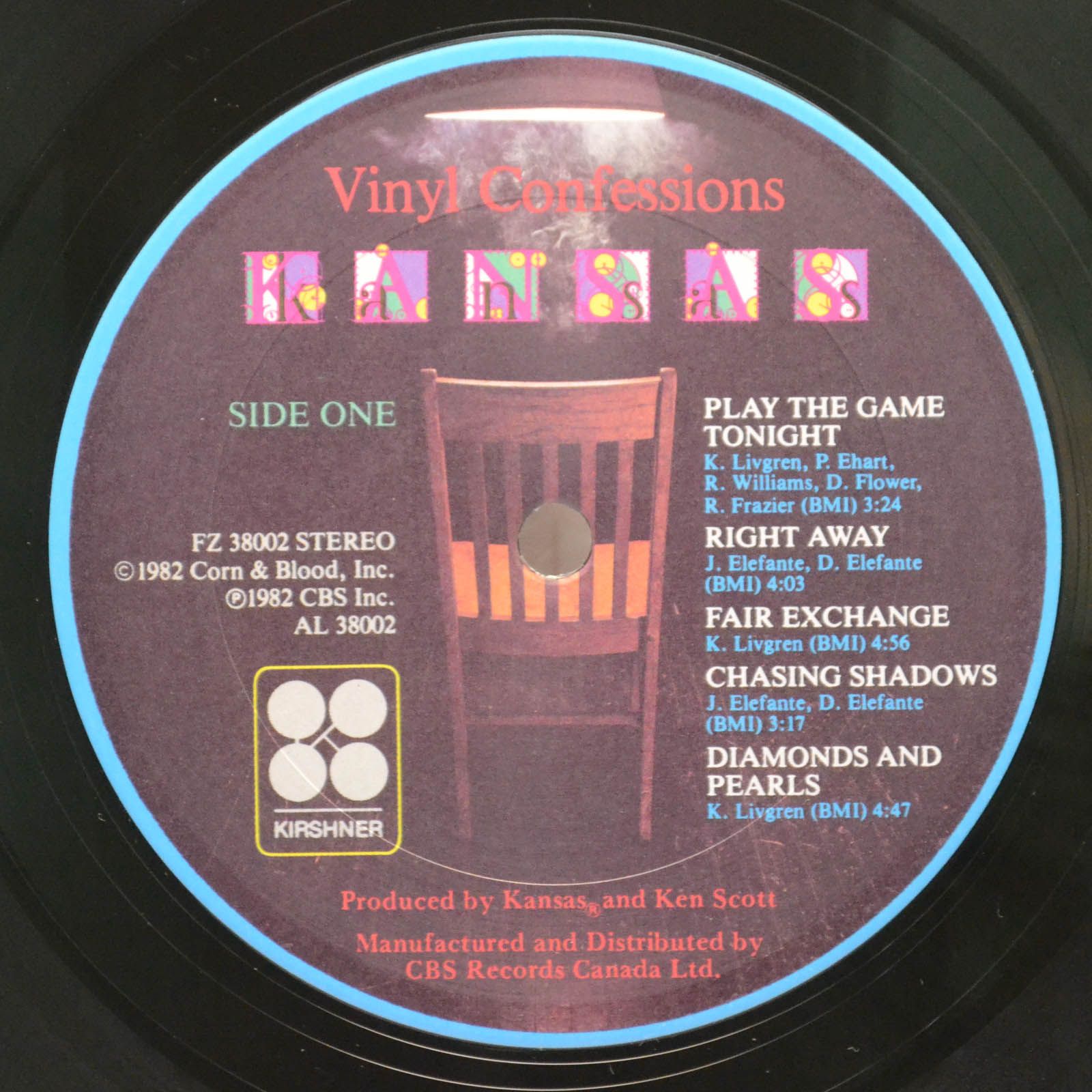Kansas — Vinyl Confessions, 1982