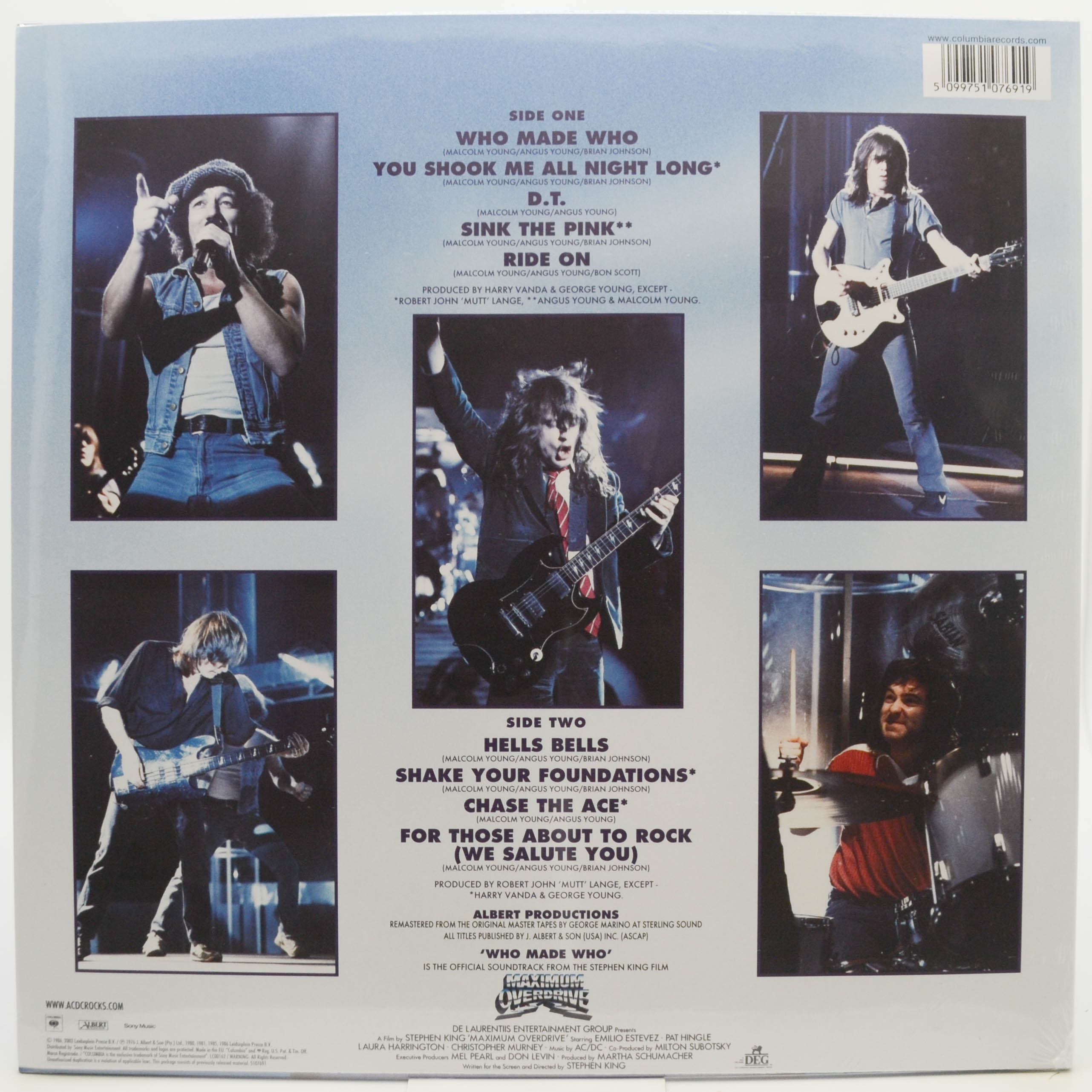 AC/DC — Who Made Who, 1986