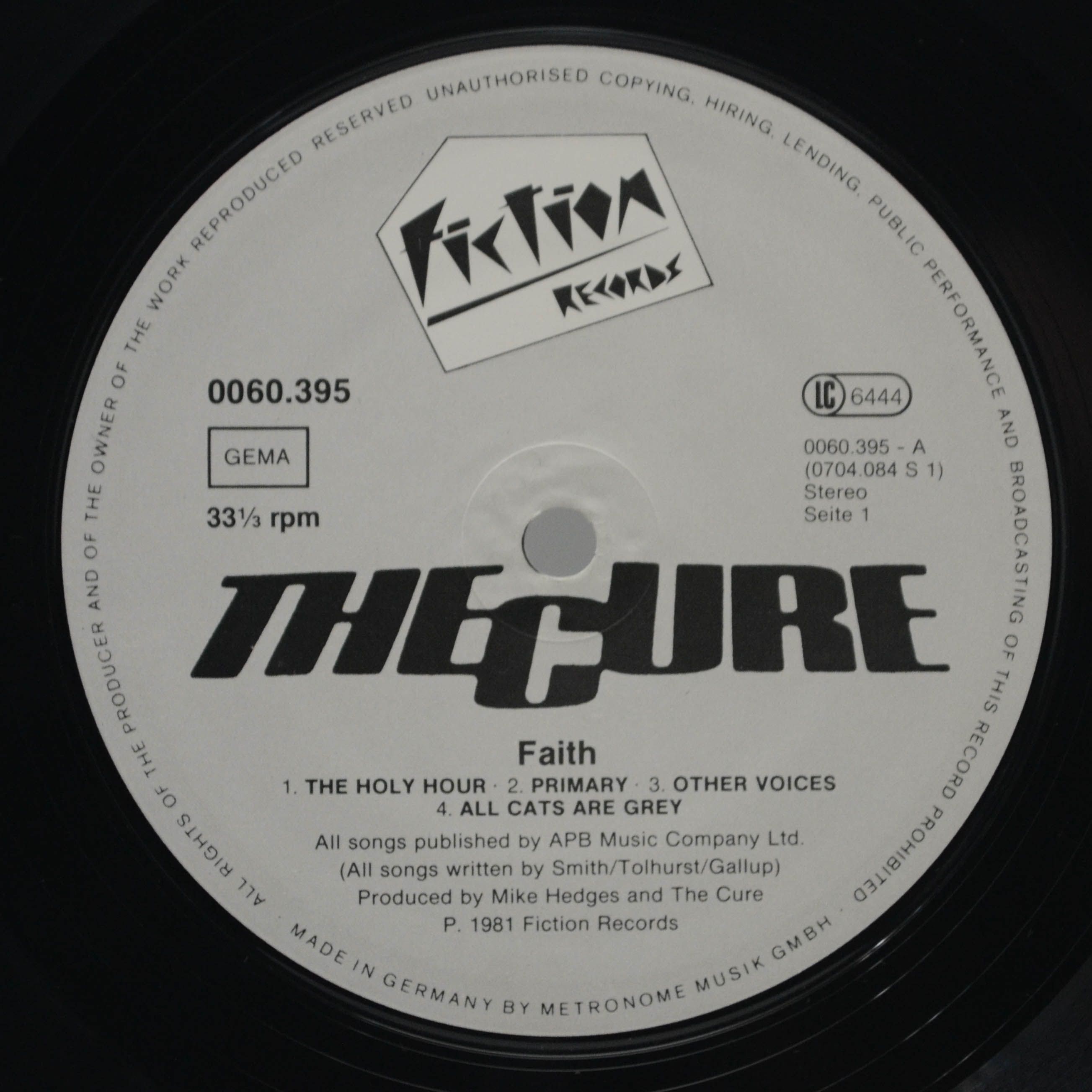 Cure — Faith, 1981