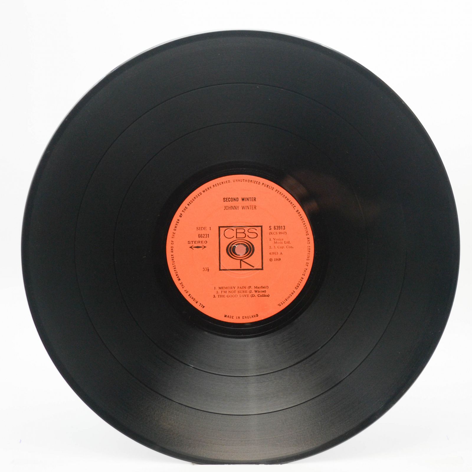 Johnny Winter — Second Winter (2LP, UK), 1969