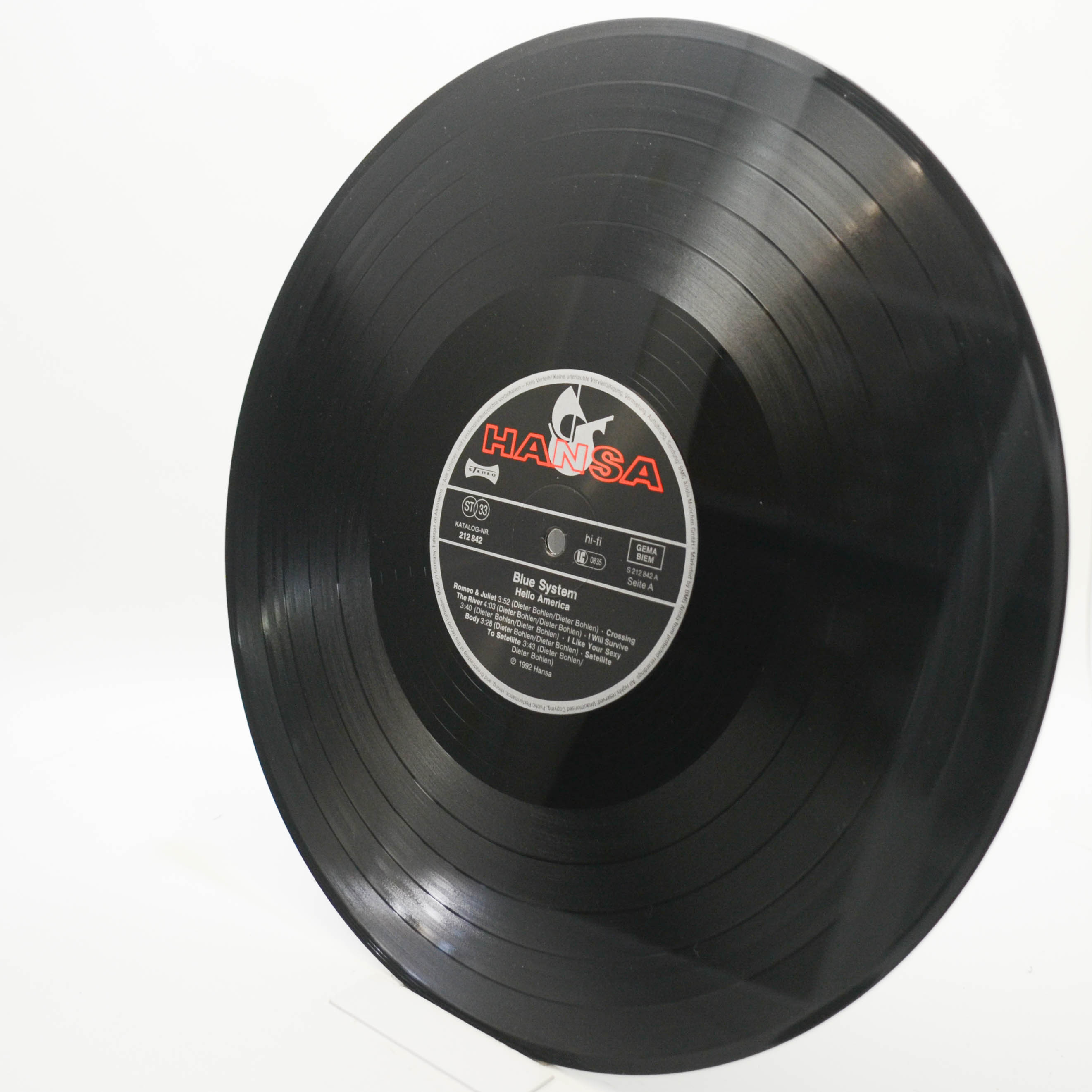 Blue System — Hello America, 1992