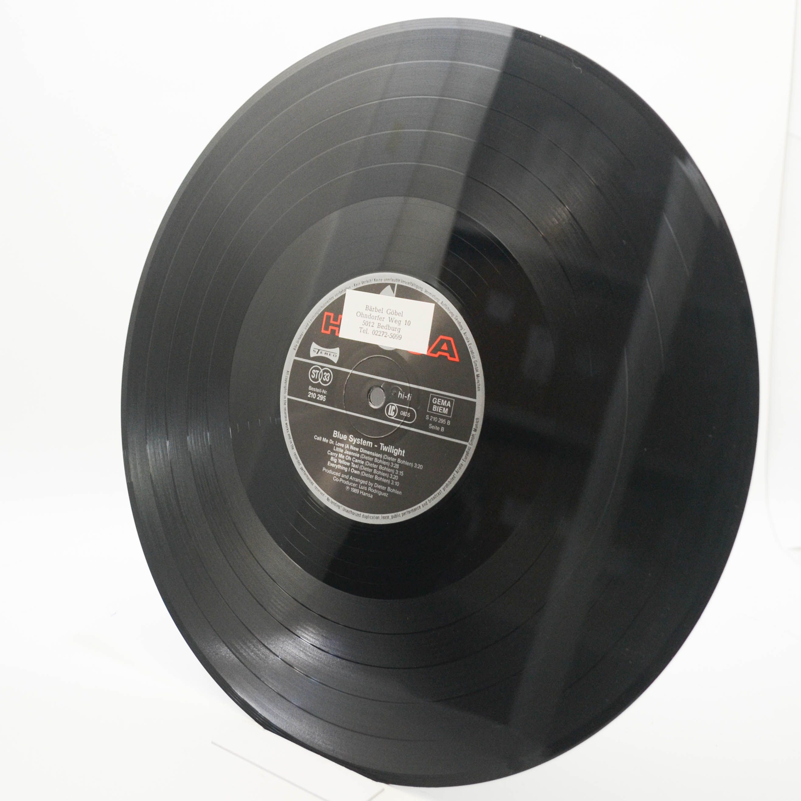 Blue System — Twilight, 1989